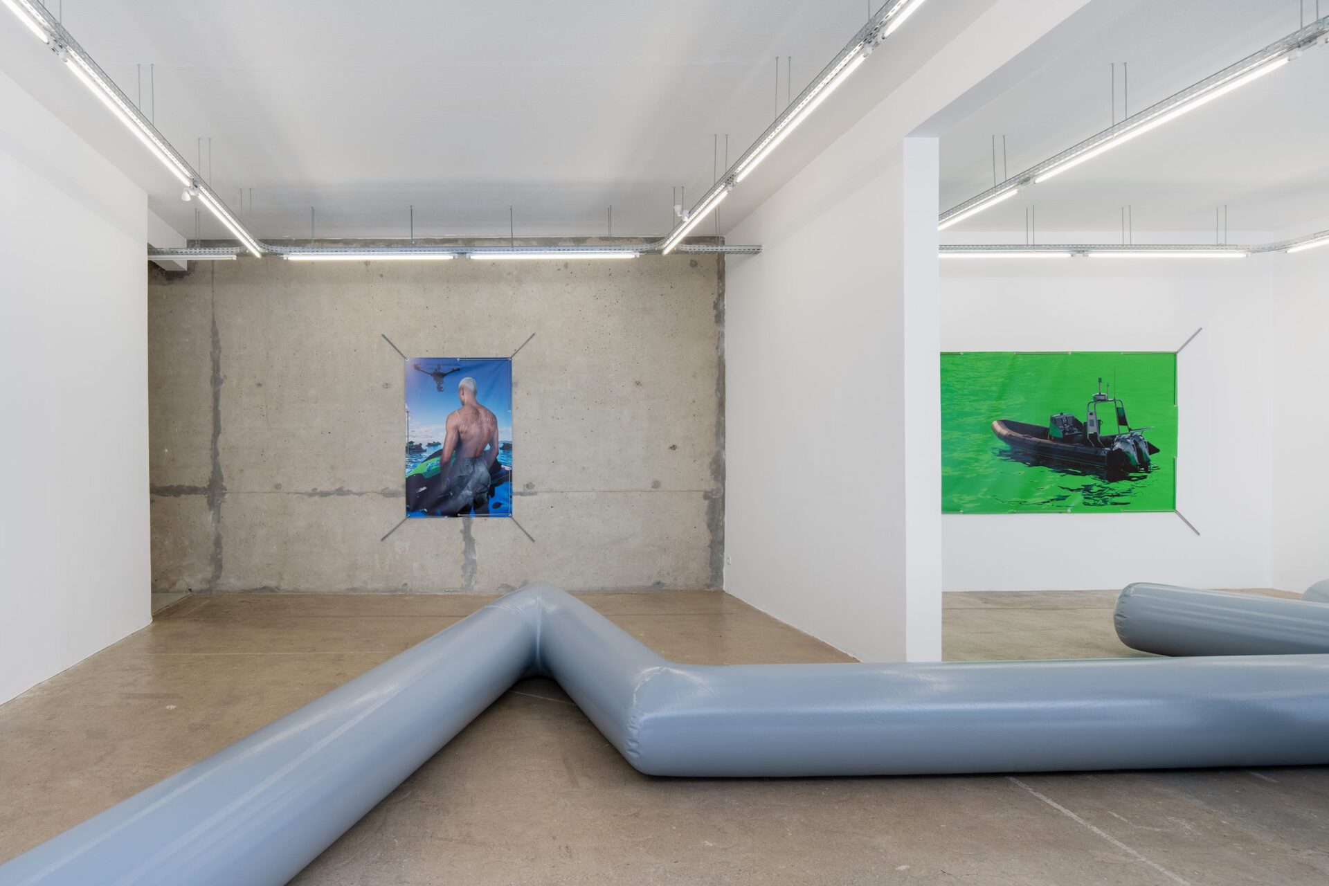 Sara Sadik, Ultimate Vatos, exhibition view, Crèvecœur, Paris, 2022. Courtesy of the artist and Crèvecœur, Paris. Photo: Martin Argyroglo