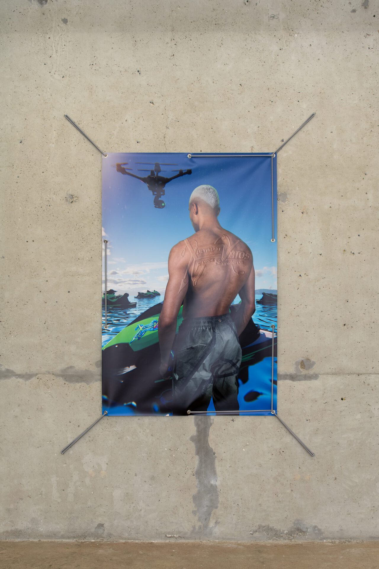 Sara Sadik, Ultimate Vatos, exhibition view, Crèvecœur, Paris, 2022. Courtesy of the artist and Crèvecœur, Paris. Photo: Martin Argyroglo