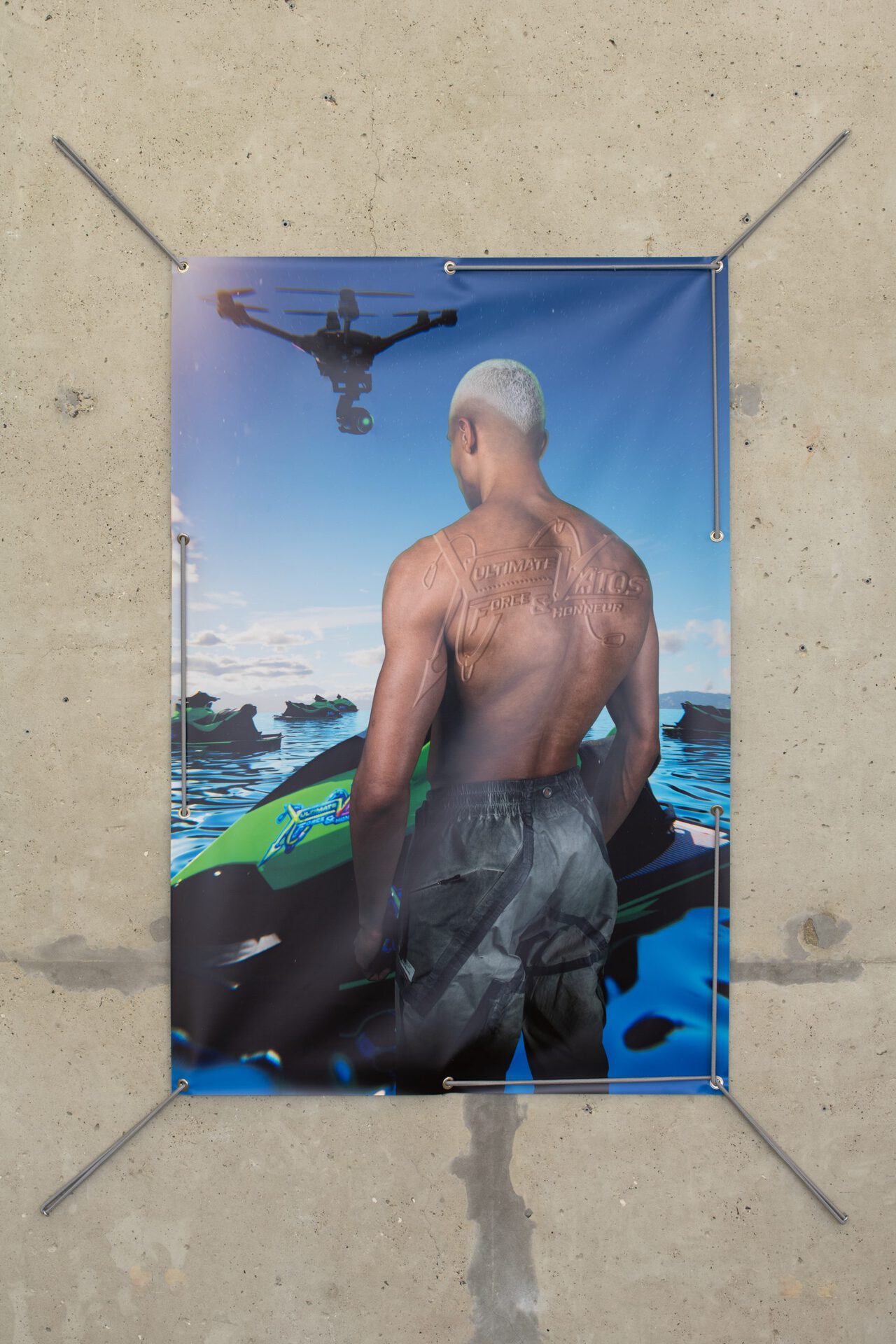 Sara Sadik, Ultimate Vatos, exhibition view, Crèvecœur, Paris, 2022. Courtesy of the artist and Crèvecœur, Paris. Photo: Martin Argyroglo
