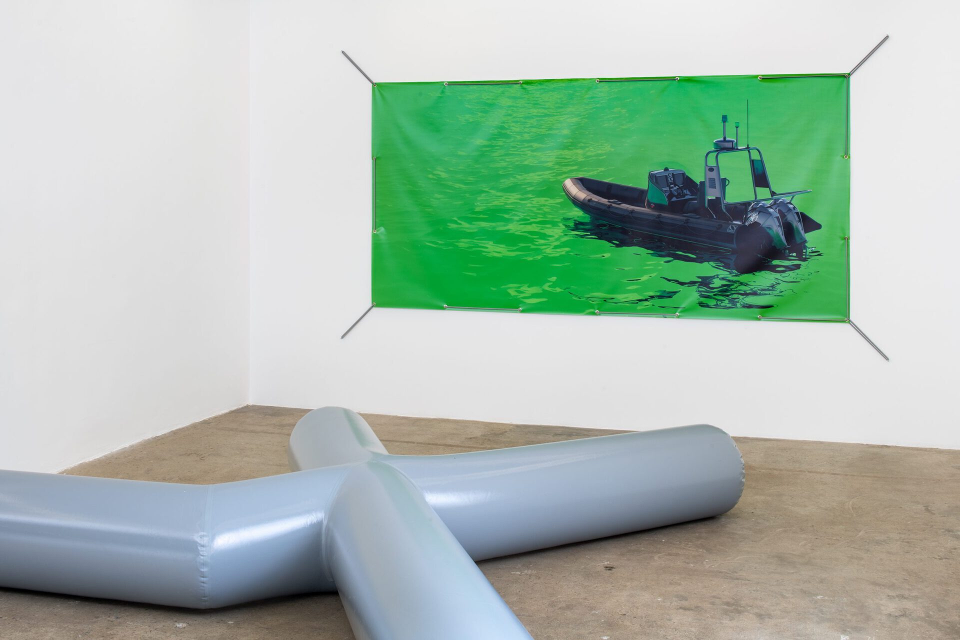 Sara Sadik, Ultimate Vatos, exhibition view, Crèvecœur, Paris, 2022. Courtesy of the artist and Crèvecœur, Paris. Photo: Martin Argyroglo