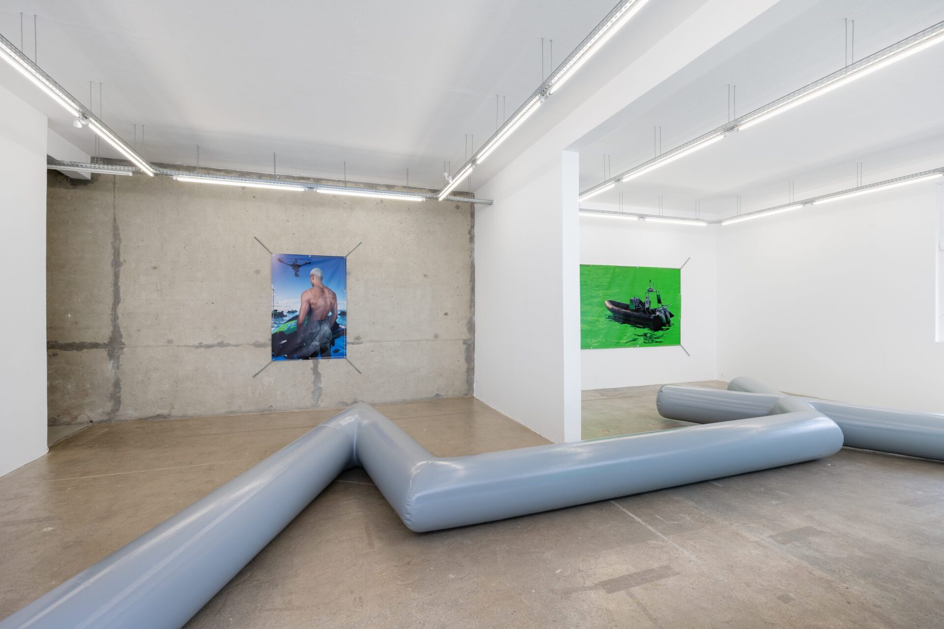 Sara Sadik, Ultimate Vatos, exhibition view, Crèvecœur, Paris, 2022. Courtesy of the artist and Crèvecœur, Paris. Photo: Martin Argyroglo