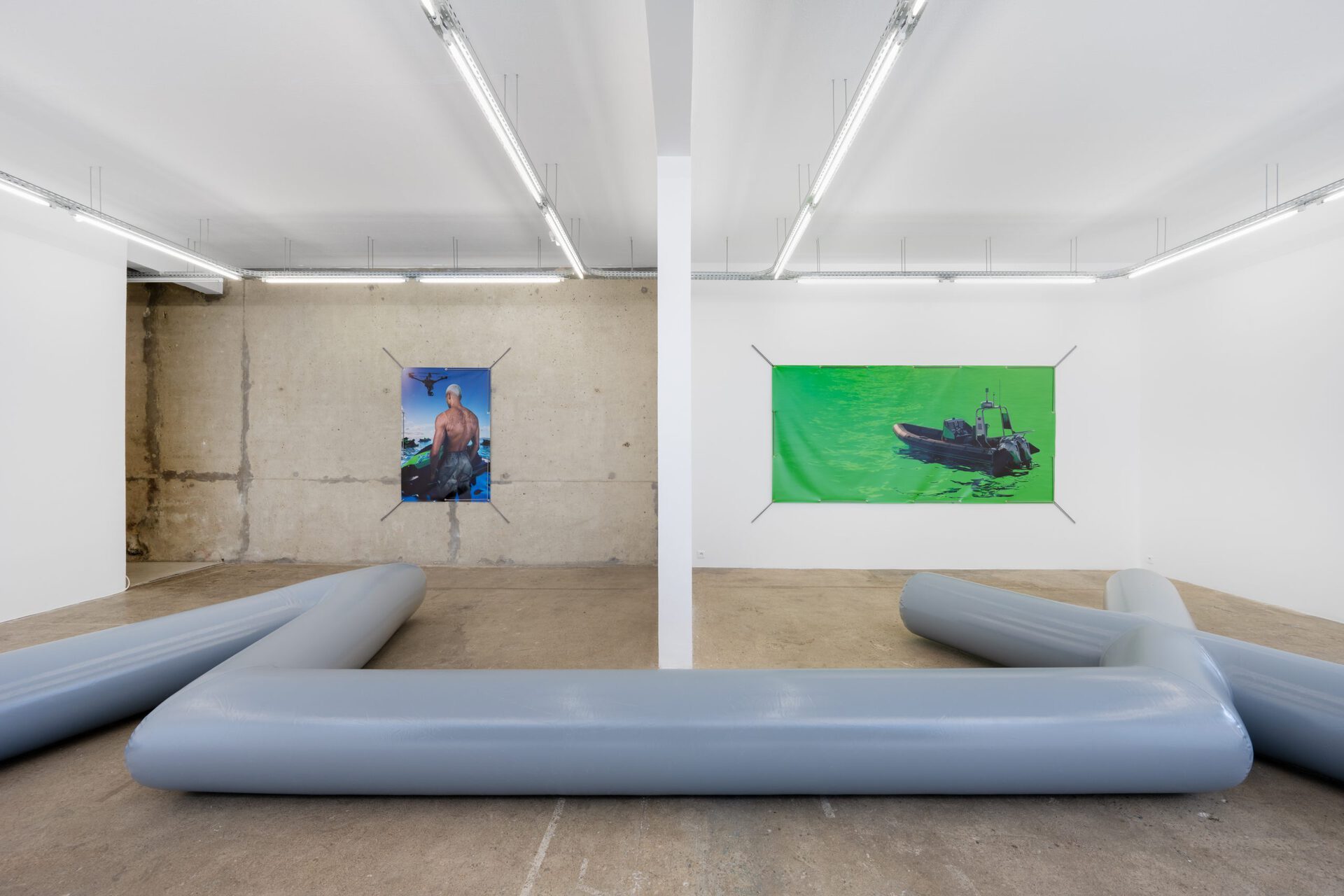 Sara Sadik, Ultimate Vatos, exhibition view, Crèvecœur, Paris, 2022. Courtesy of the artist and Crèvecœur, Paris. Photo: Martin Argyroglo