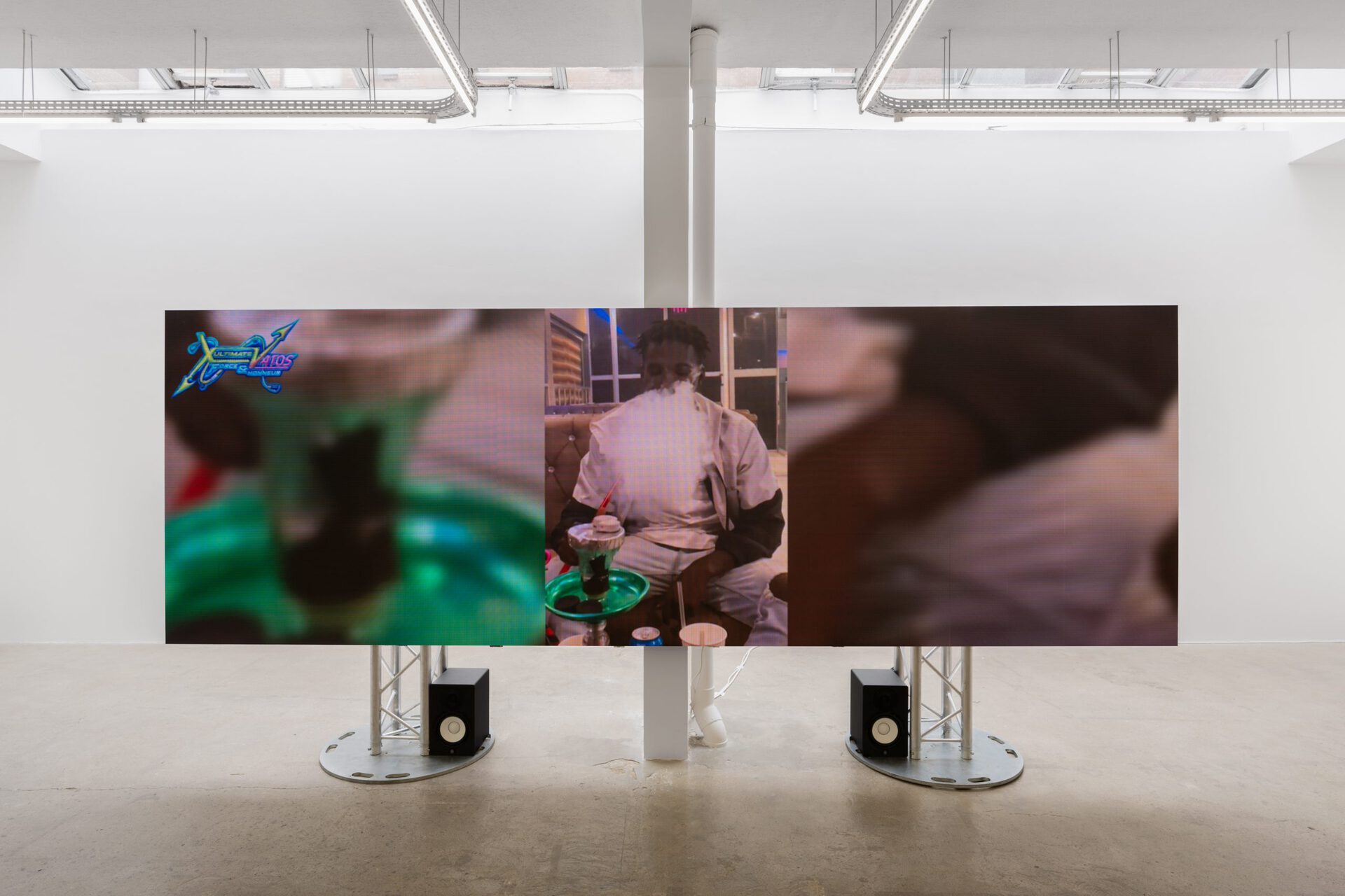 Sara Sadik, Ultimate Vatos, exhibition view, Crèvecœur, Paris, 2022. Courtesy of the artist and Crèvecœur, Paris. Photo: Martin Argyroglo