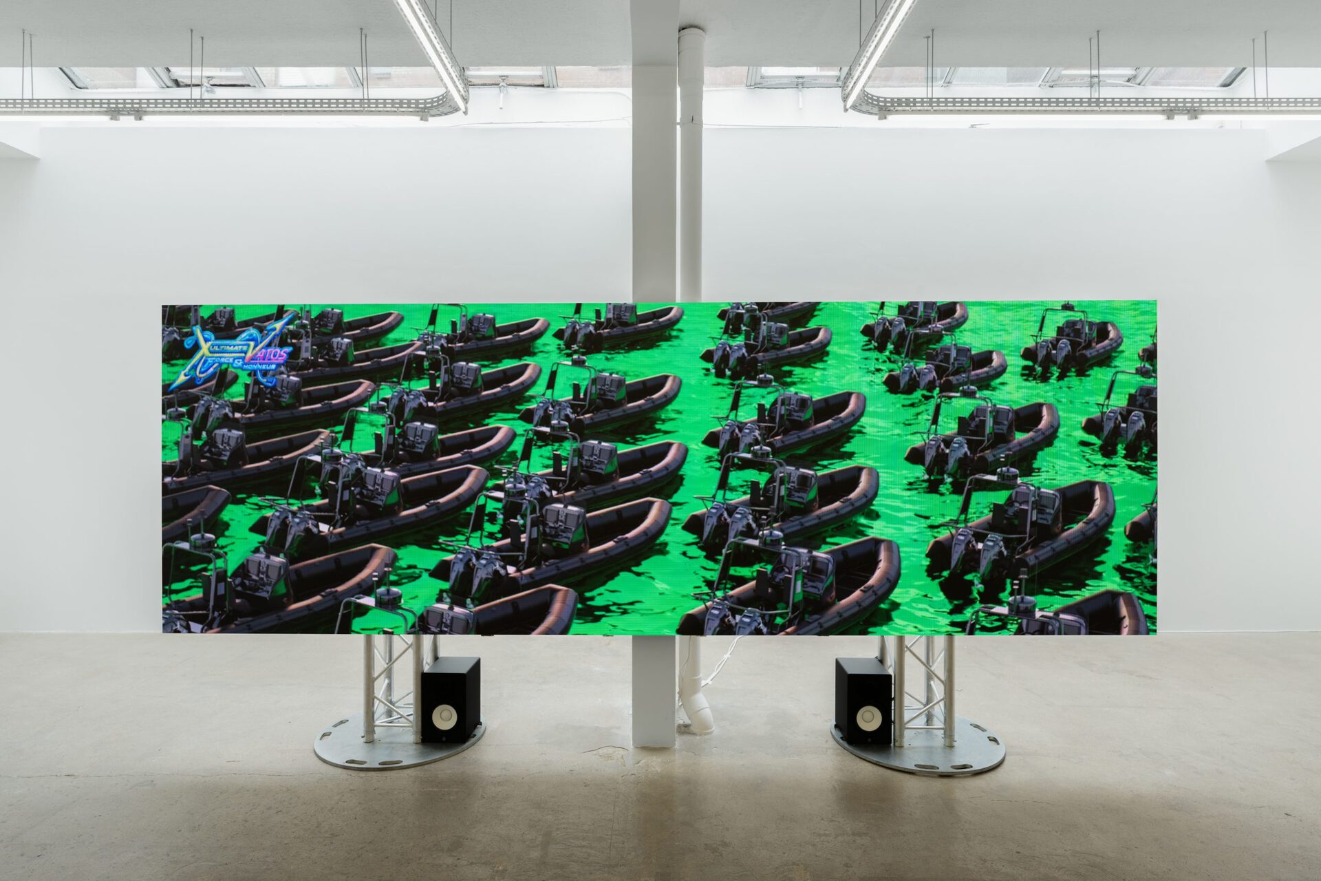 Sara Sadik, Ultimate Vatos, exhibition view, Crèvecœur, Paris, 2022. Courtesy of the artist and Crèvecœur, Paris. Photo: Martin Argyroglo