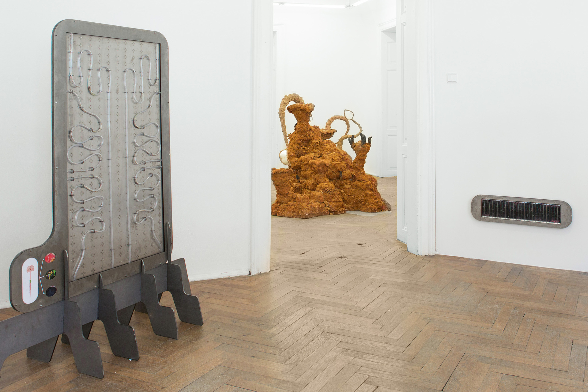 Šimon Chovan, Transit Cell Song, 2022, Installation view, Šopa, Košice