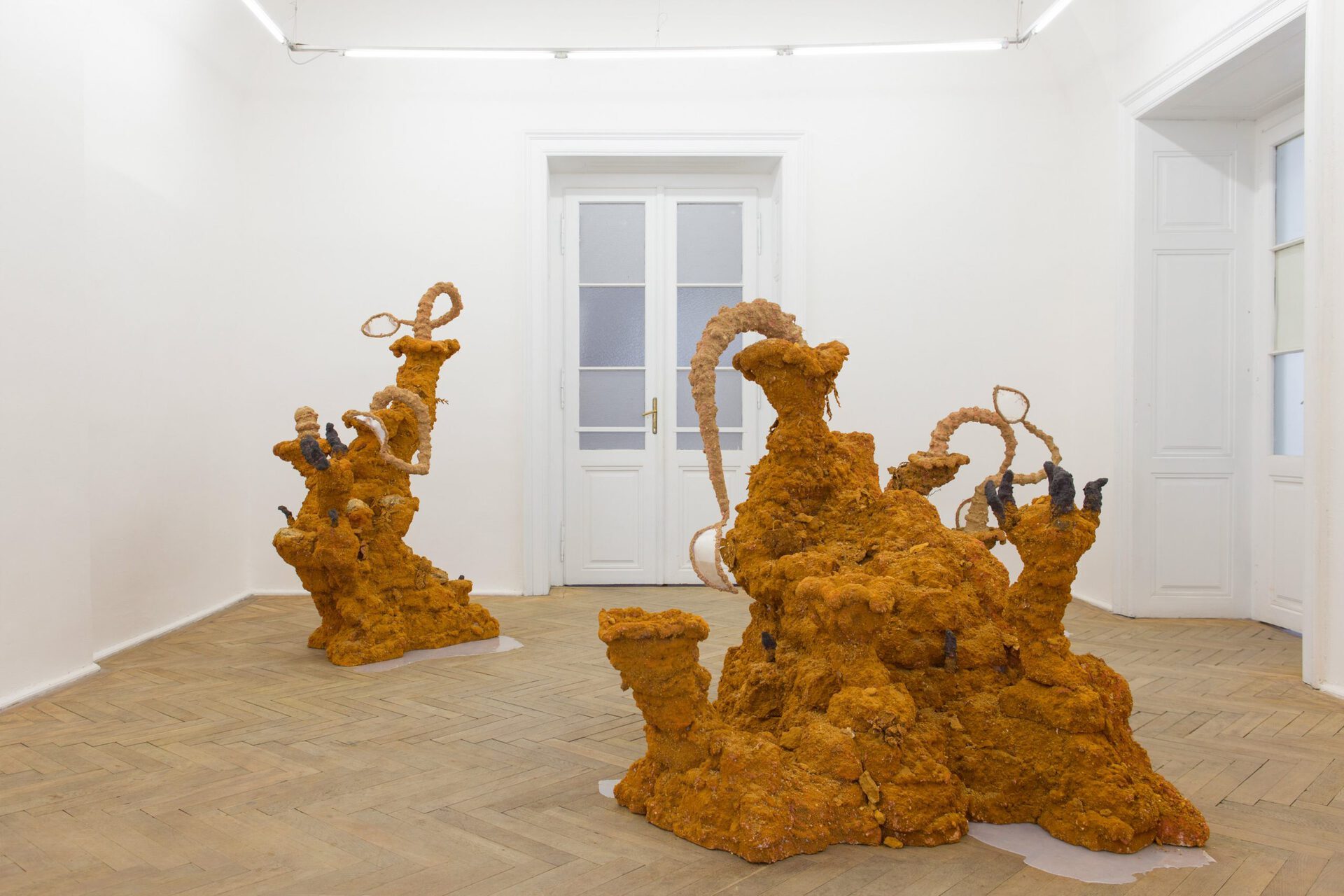 Šimon Chovan, Transit Cell Song, 2022, Installation view, Šopa, Košice