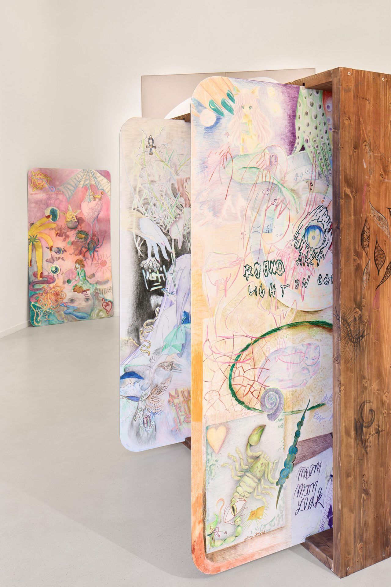 björnsonova w/ Tamara Antonijević, Lucia Kvočáková, Lucie Svoboda Mičíková, Tanja Šljivar, Nik Timková, Zuzana Žabková, Selected tarot cards from the series Čosity Cards, 2021
