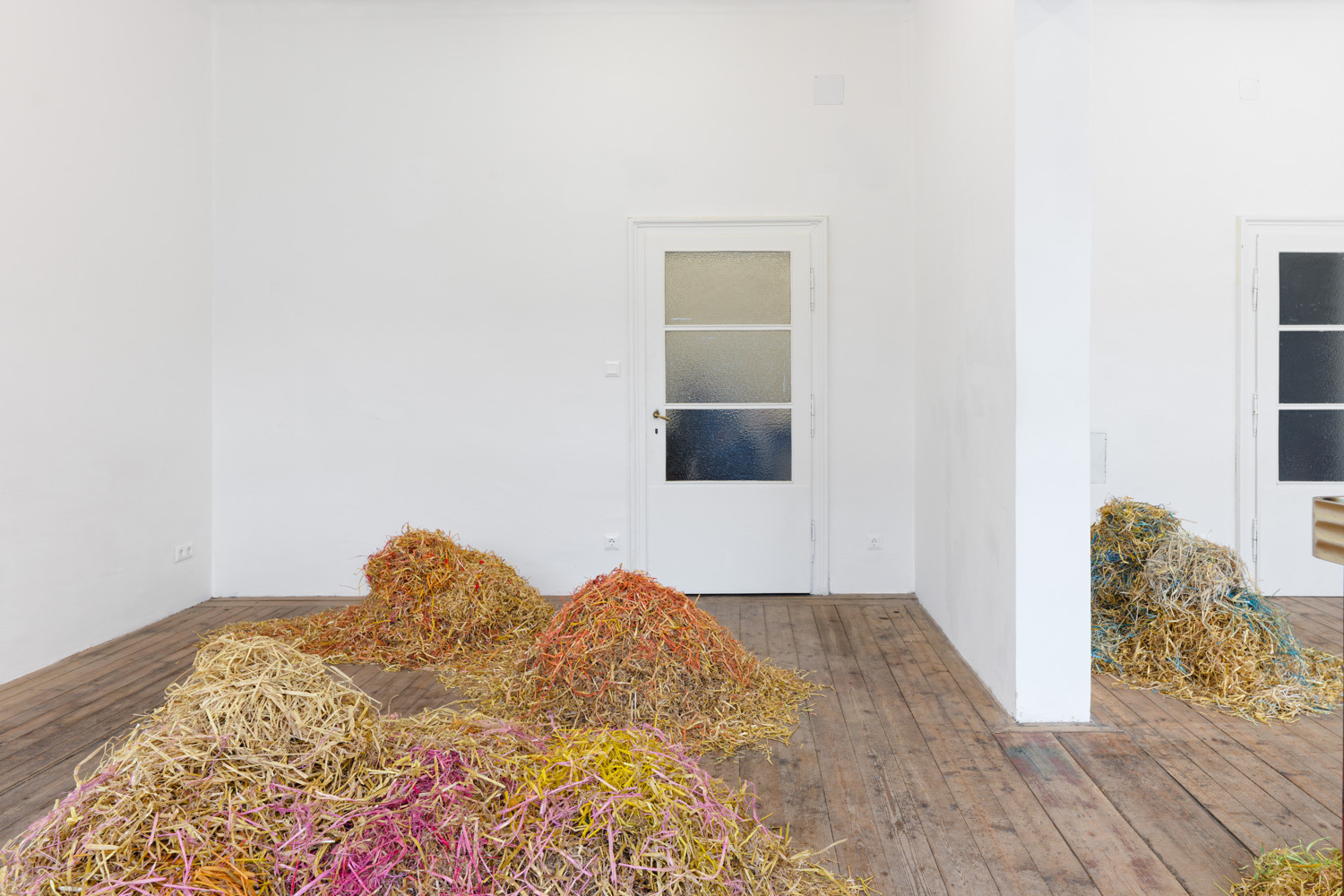 Sveta Mordovskaya, Assholes, installation view, Kevin Space 2022. Photo: Maximilian Anelli-Monti. Courtesy the artist and Weiss Falk, Zurich