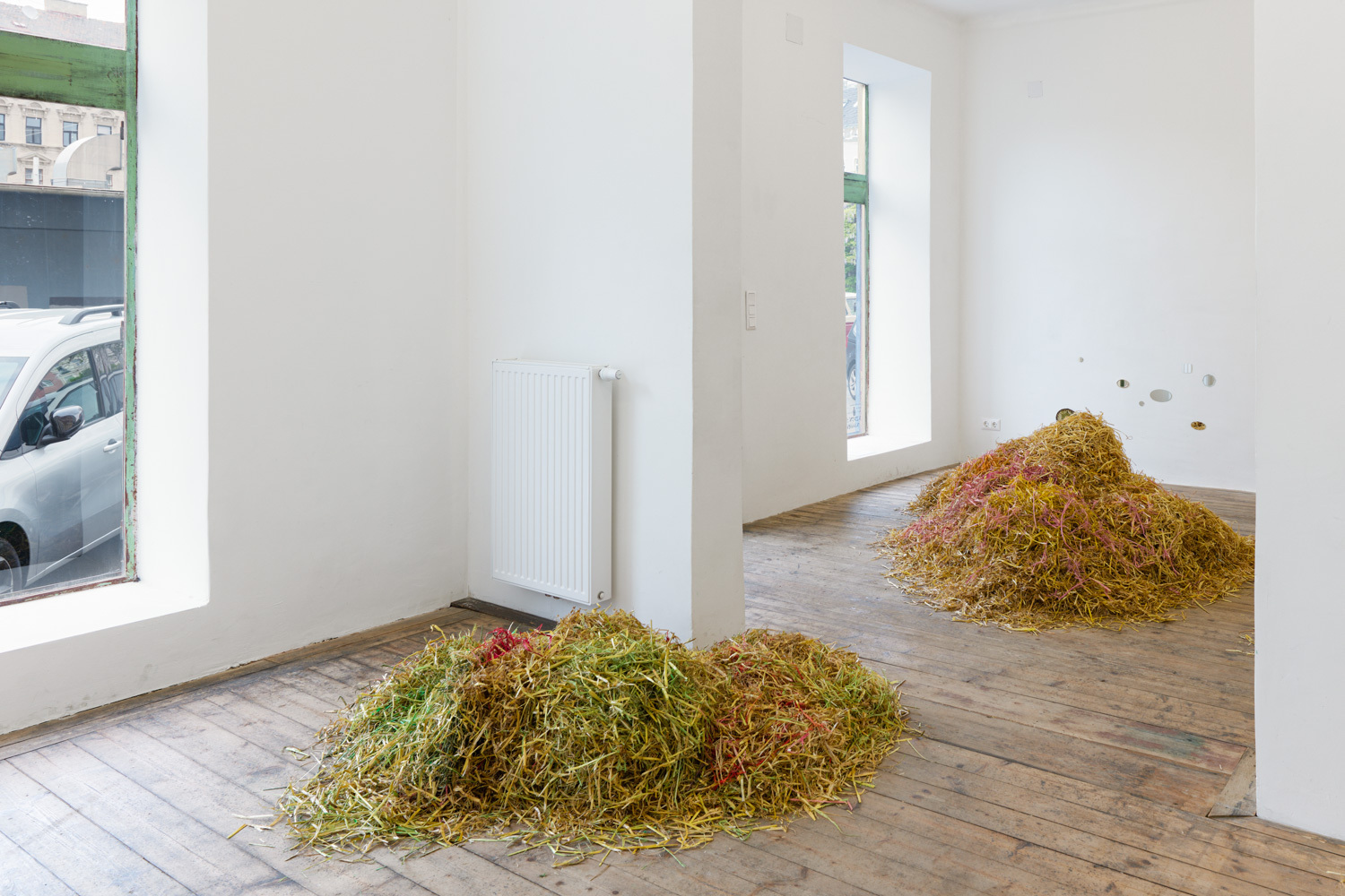 Sveta Mordovskaya, Assholes, installation view, Kevin Space 2022. Photo: Maximilian Anelli-Monti. Courtesy the artist and Weiss Falk, Zurich