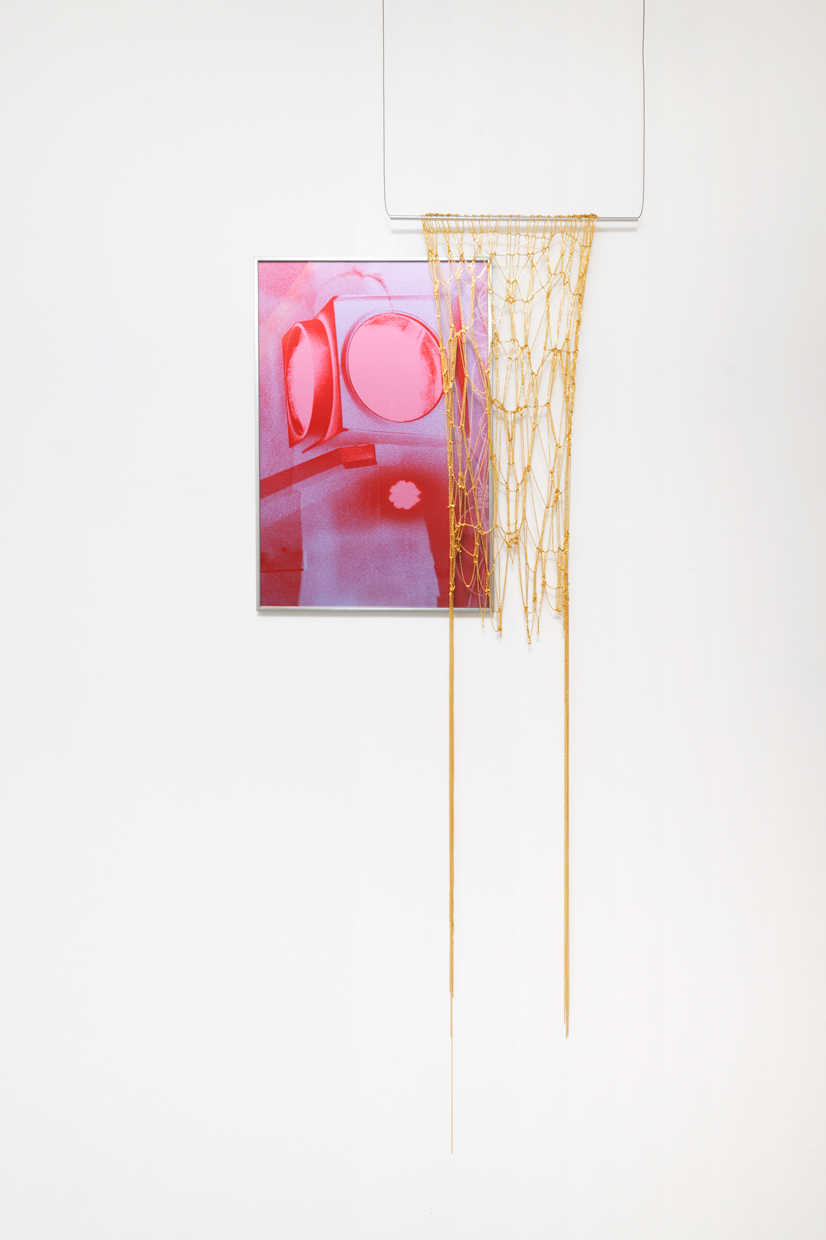 "Tied", Elisa Florimond and Maria Szakats, Cur. Gabriela Anco, exhibition view. Courtesy Rinomina and the Artists. Photo: Aurélien Mole 