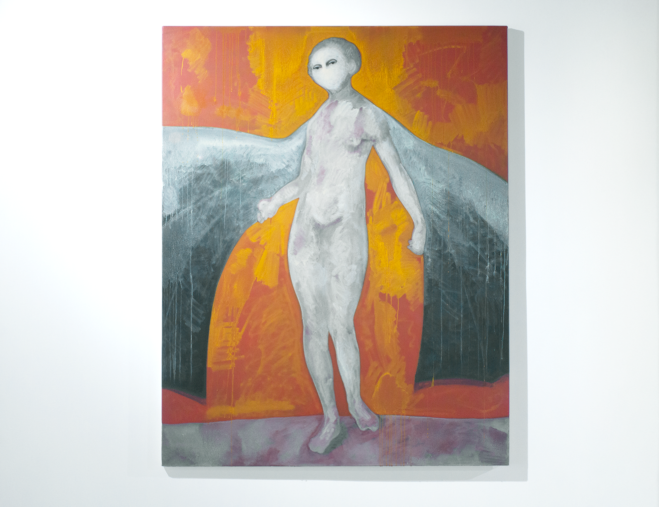 Luca Florian, Metamorphosis, 2021, oil on canvas,180 x 140 cm;