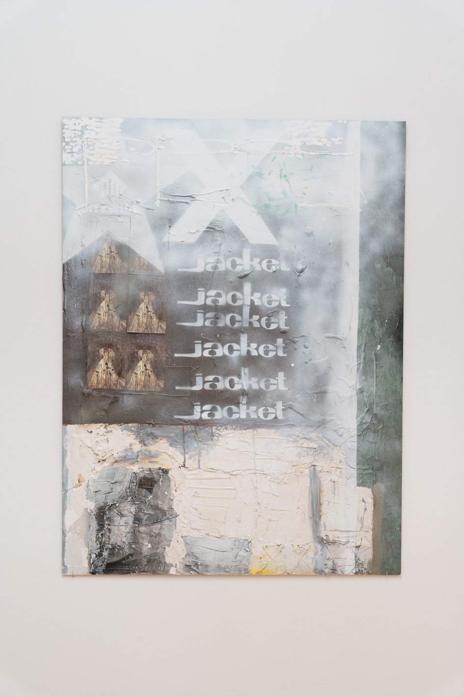 Alethea Everard, Untitled, Plaster, enamel, acrylic on MDF, 2020