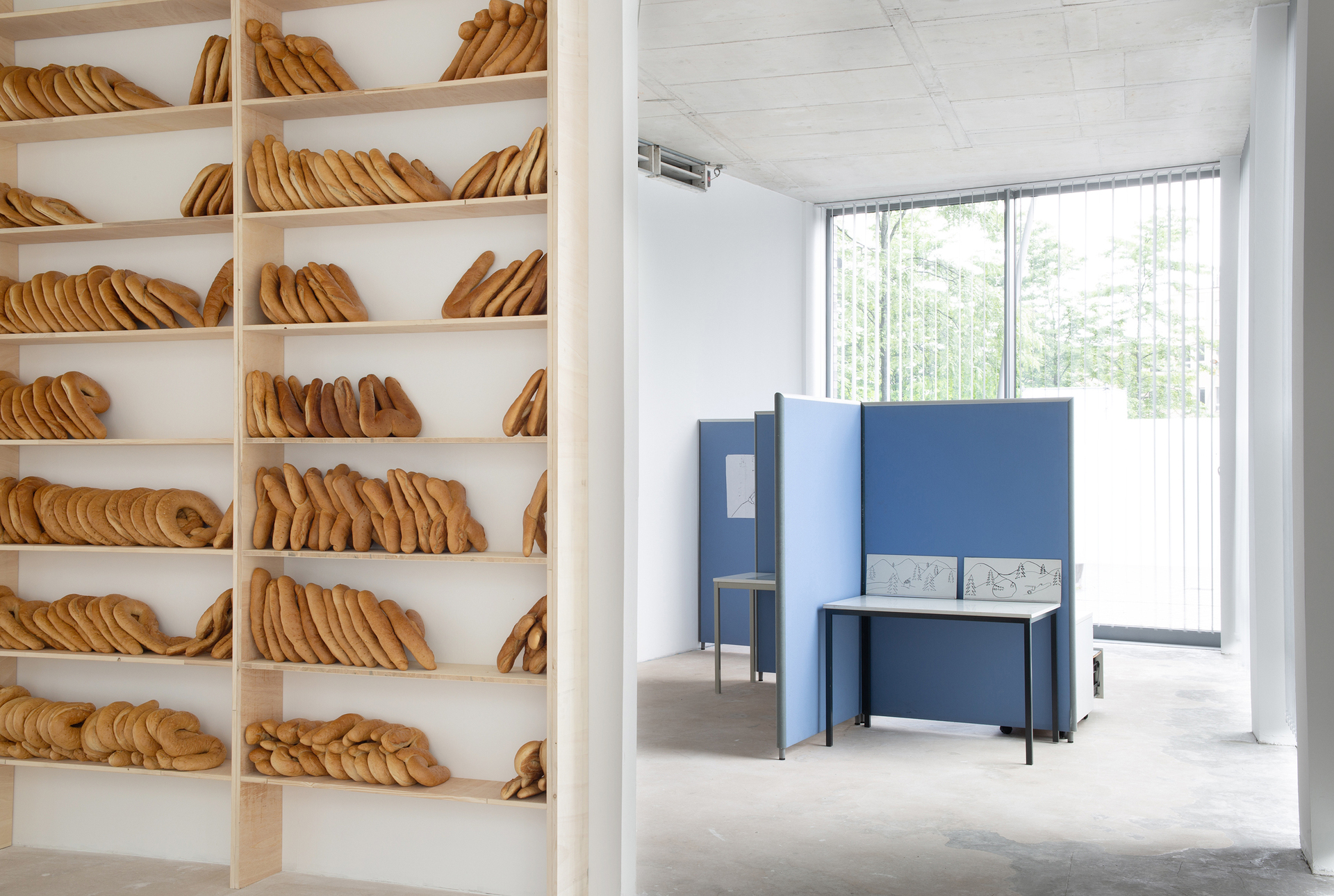 Oded Avramovsky, all: Untitled, 2012-2021 drawings on paper Photo: Jens Franke Courtesy: the artist