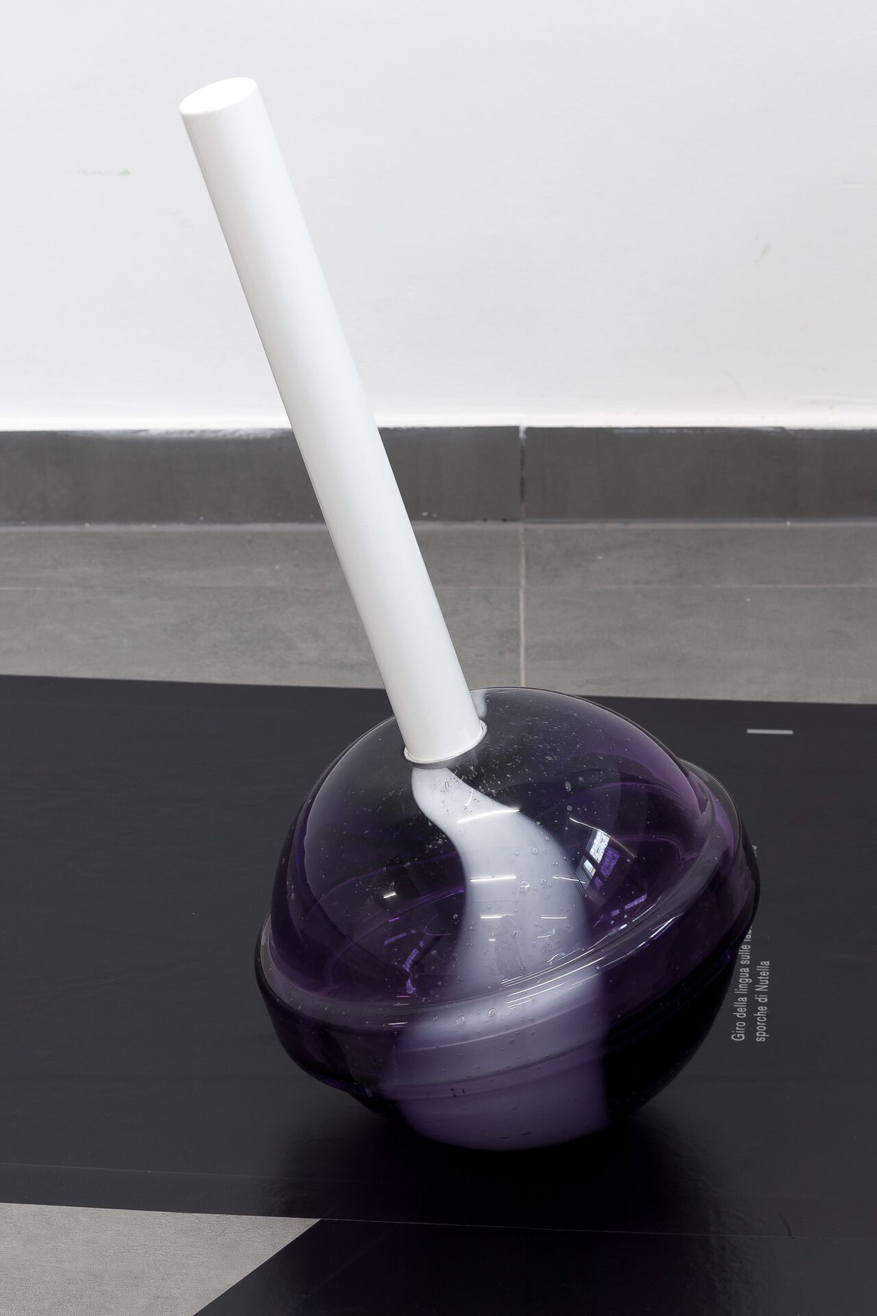 Thomas Liu Le Lann, Training Part 2: Love Poison, 2021, Cane blown glass, wood, lacquer, metal, Unique, 57 x 30 x 28 cm