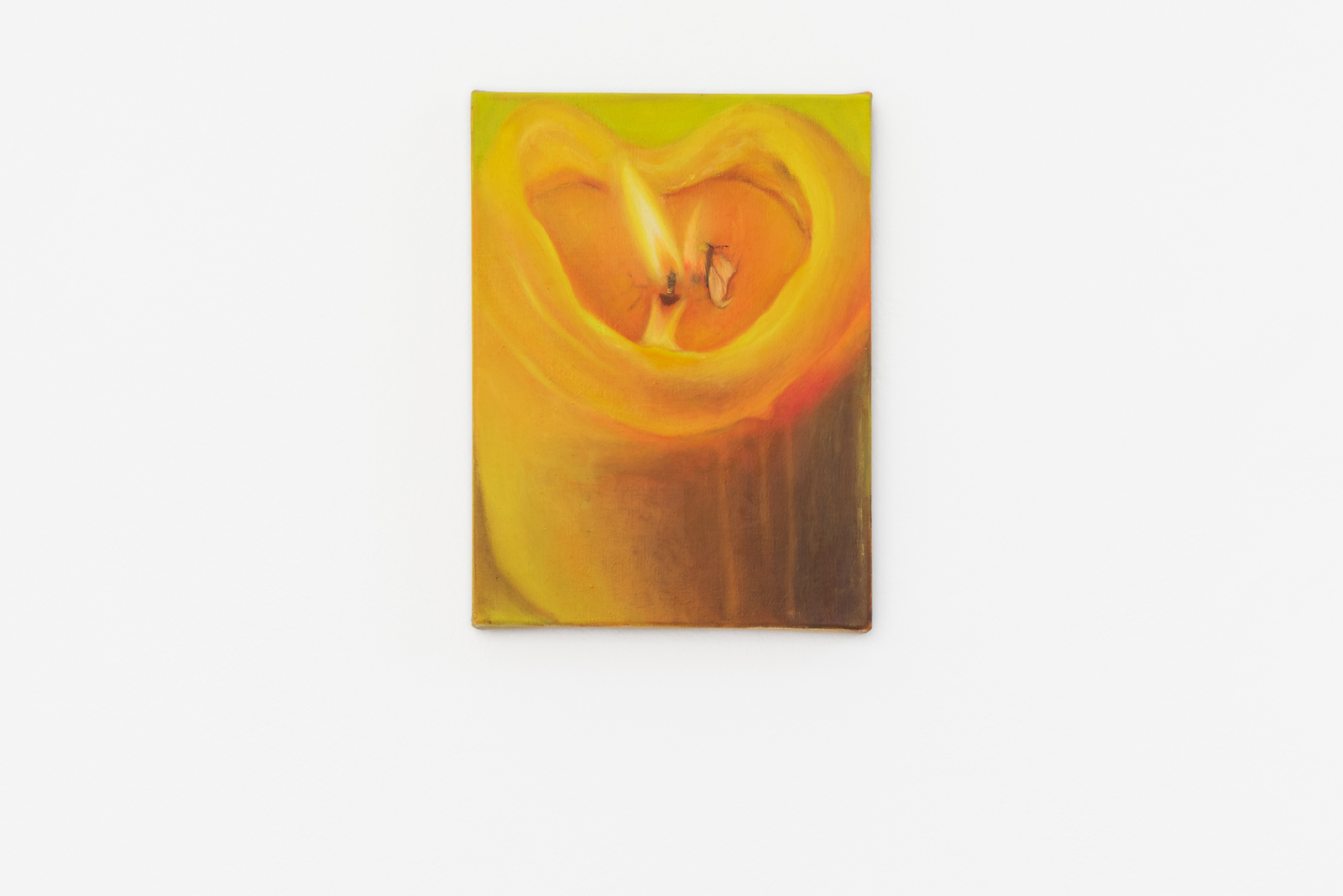 Tao Siqi, Fly Me to the Flame, 2022 Oil on canvas, 40 x 30 cm