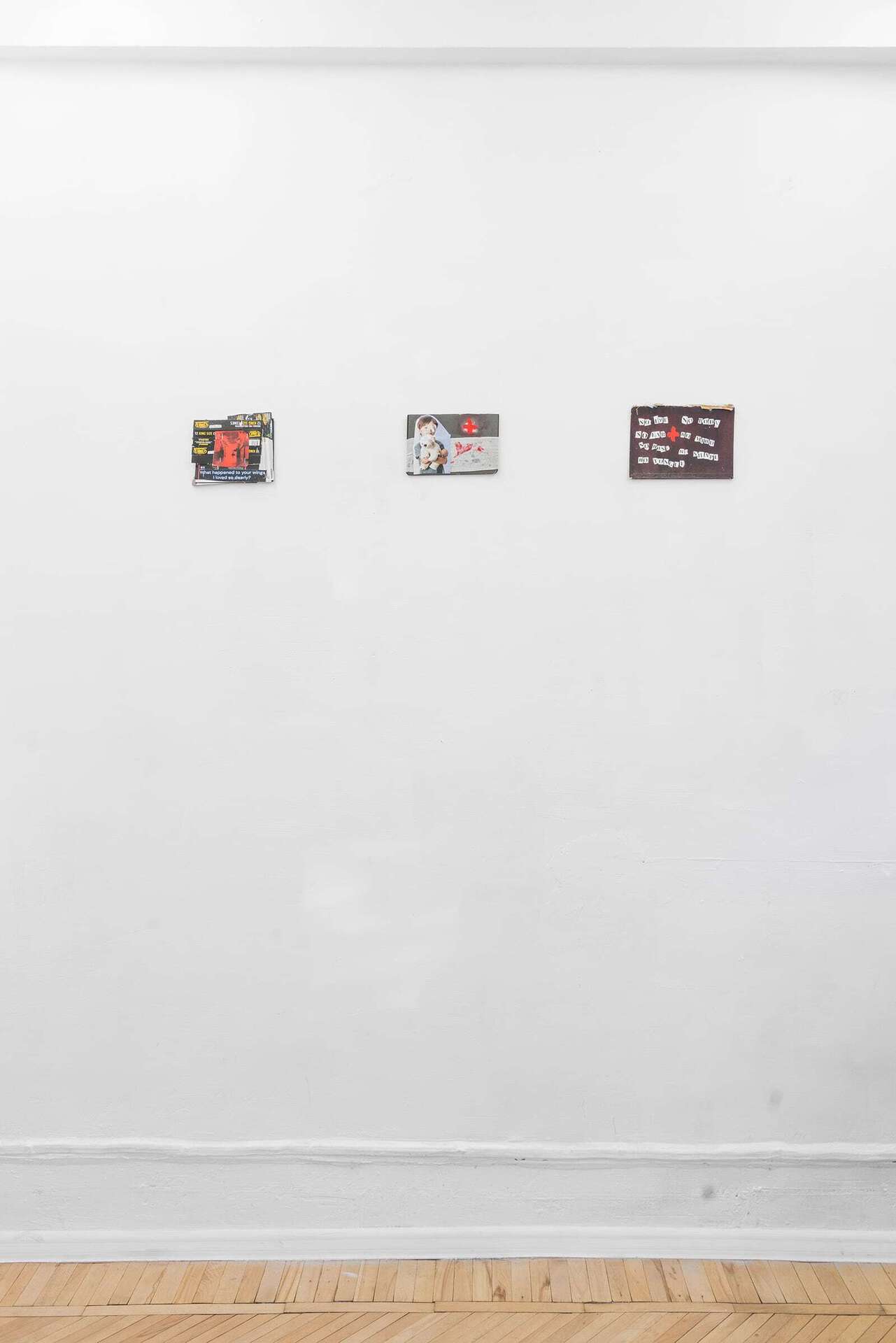 Victor Vejle, Leave me on the floor (Staircase), 2021, photo paper, cut out, staples and cardboard on book cover, 10 x 16 cm