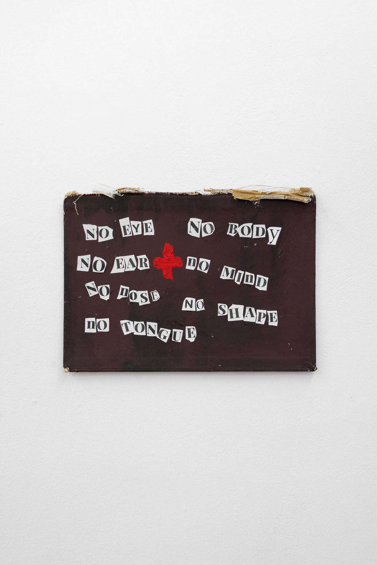 ARCHIVARIUS, there are one million girls in the world but I want you, 2022, calico collage, thermal print, steel pins, dimensions vary