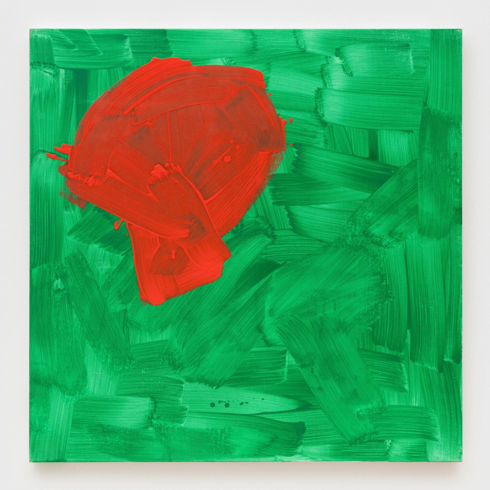 Oh Sufan, Dialogue, 2022, oil on canvas, 100x100cm