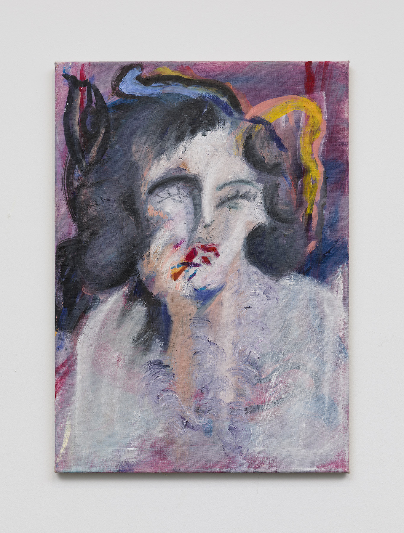 Sevina, Tzanou, Arachnophobia, 2021, oil on canvas, 70x50 cm