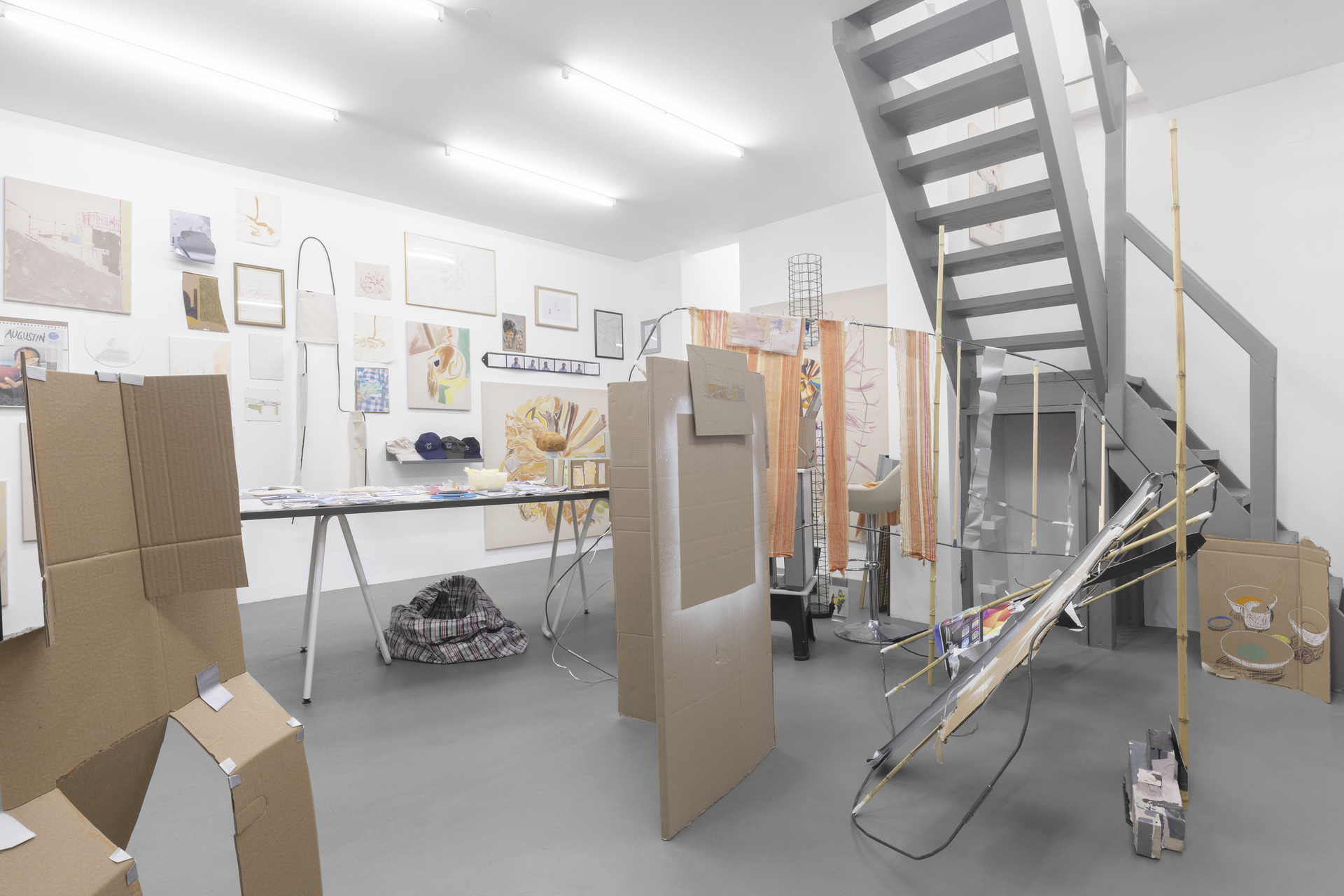 Abdul Sharif Oluwafemi Baruwa: Jugendzimmer, 2022. Installation view, EXILE