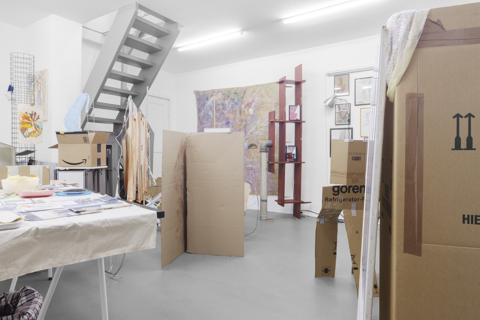 Abdul Sharif Oluwafemi Baruwa: Jugendzimmer, 2022. Installation view, EXILE