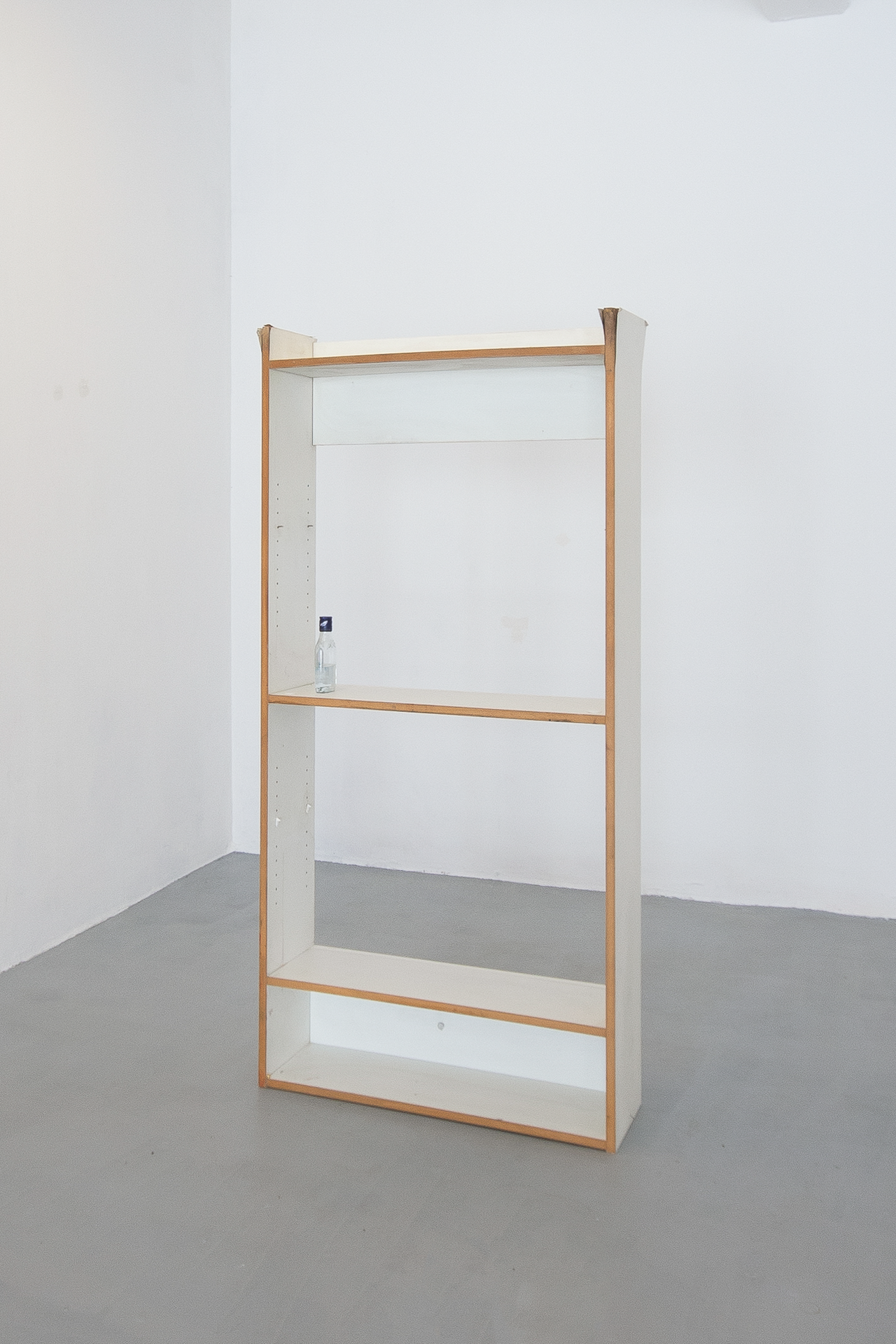 Hugo Bausch Belbachir, Untitled (Cabinet), Wood cabinet, Poliakov #ask, 170 x 70 x 25 cm, 66 7/8 x 27 1/2 x 9 7/8 inches.