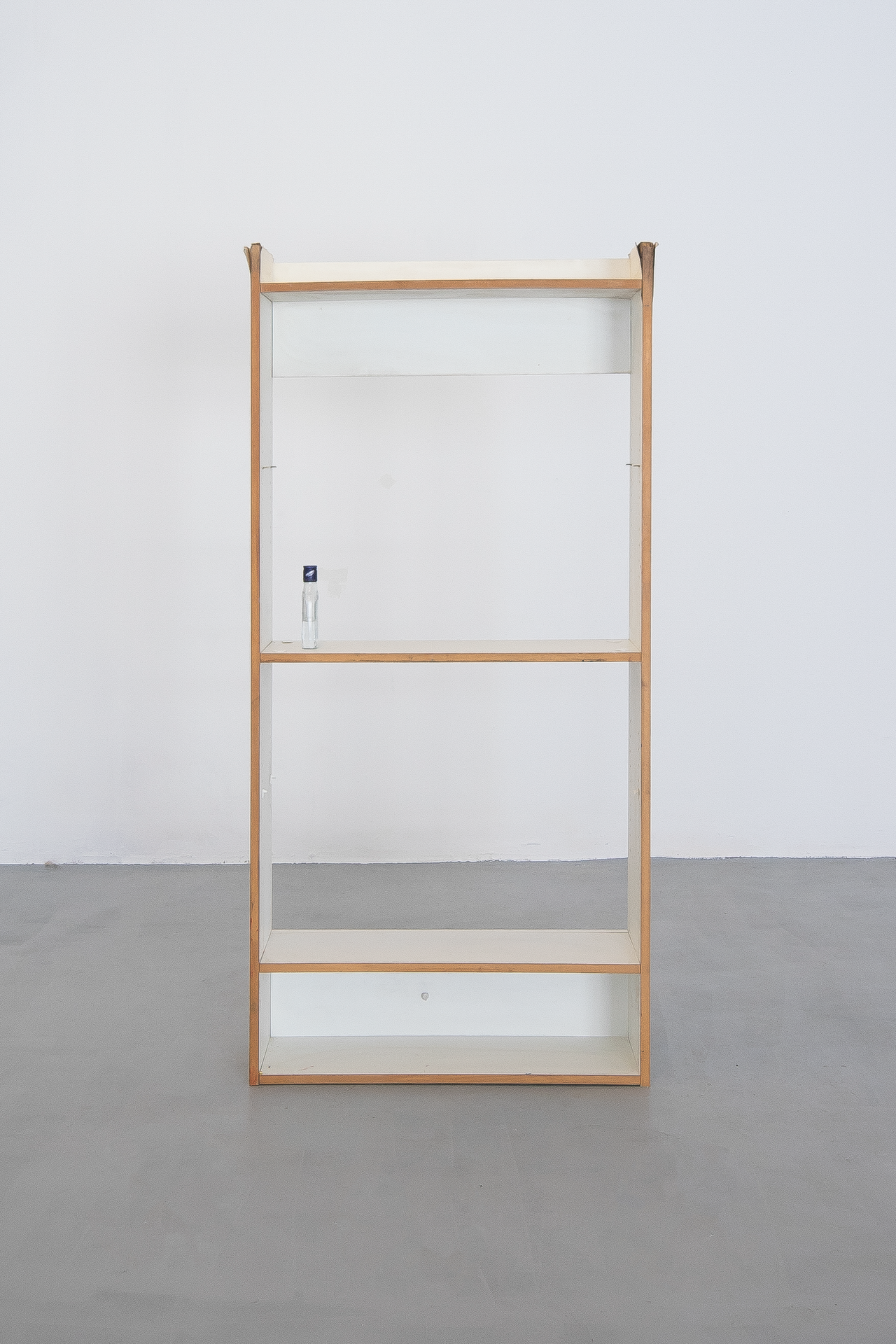 Hugo Bausch Belbachir, Untitled (Cabinet), Wood cabinet, Poliakov #ask, 170 x 70 x 25 cm, 66 7/8 x 27 1/2 x 9 7/8 inches.