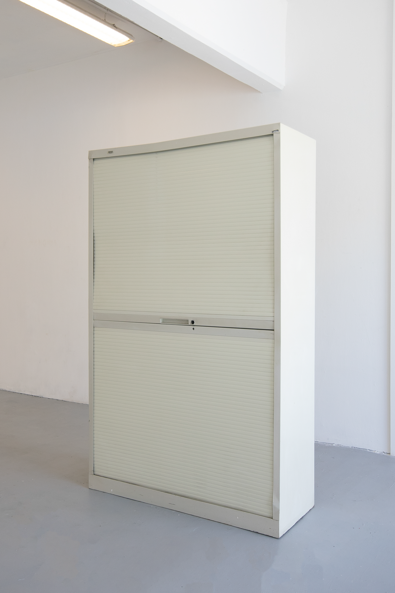 Hugo Bausch Belbachir, Untitled (Cabinet), Metal cabinet, 200 x 121 x 46 cm, 78 3/4 x 47 5/8 x 18 1/8 inches.