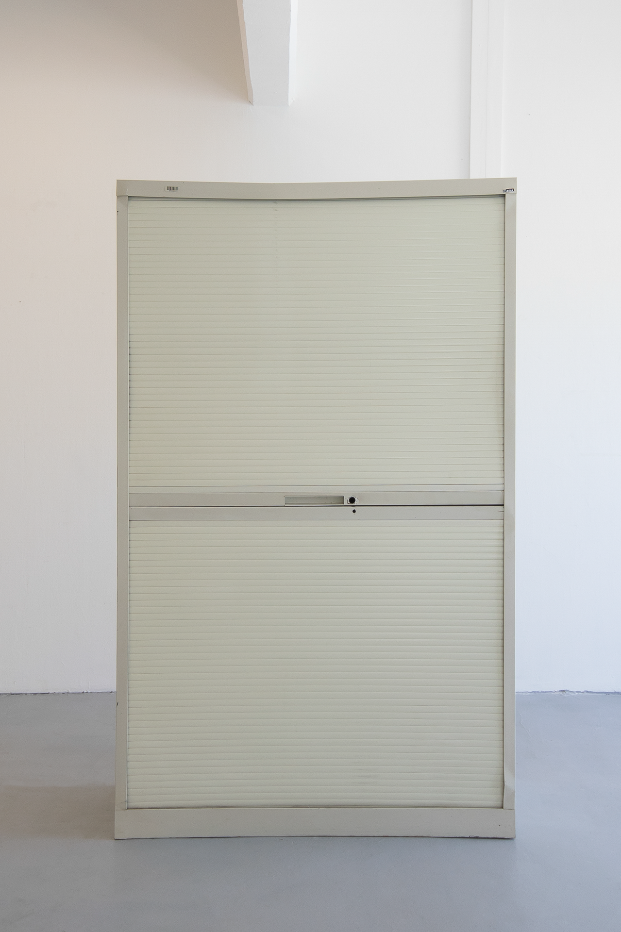 Hugo Bausch Belbachir, Untitled (Cabinet), Metal cabinet, 200 x 121 x 46 cm, 78 3/4 x 47 5/8 x 18 1/8 inches.