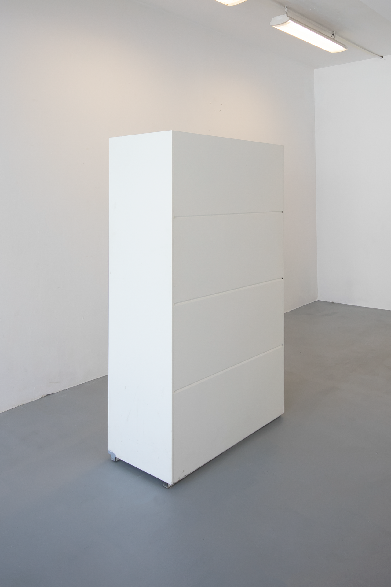 Hugo Bausch Belbachir, Untitled (Cabinet), Metal cabinet, 183 x 110 x 50 cm, 71 1/8 x 43 1/4 x 19 3/4 inches.