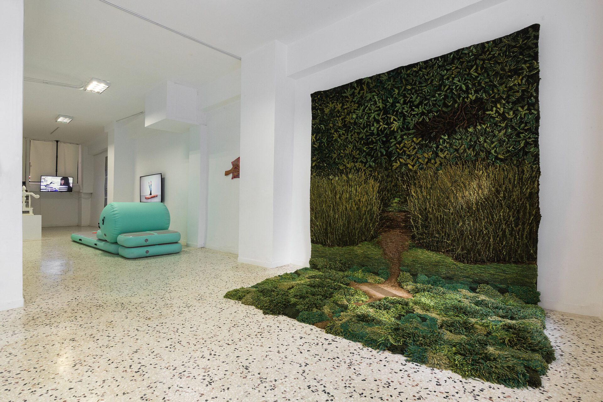 Works by Dionisis Kavallieratos, Evi Kalogiropoulou, Georgia Sagri, Alexandra Bachzetsis, Evi Kalogiropoulou, Alexandra Kehayoglou