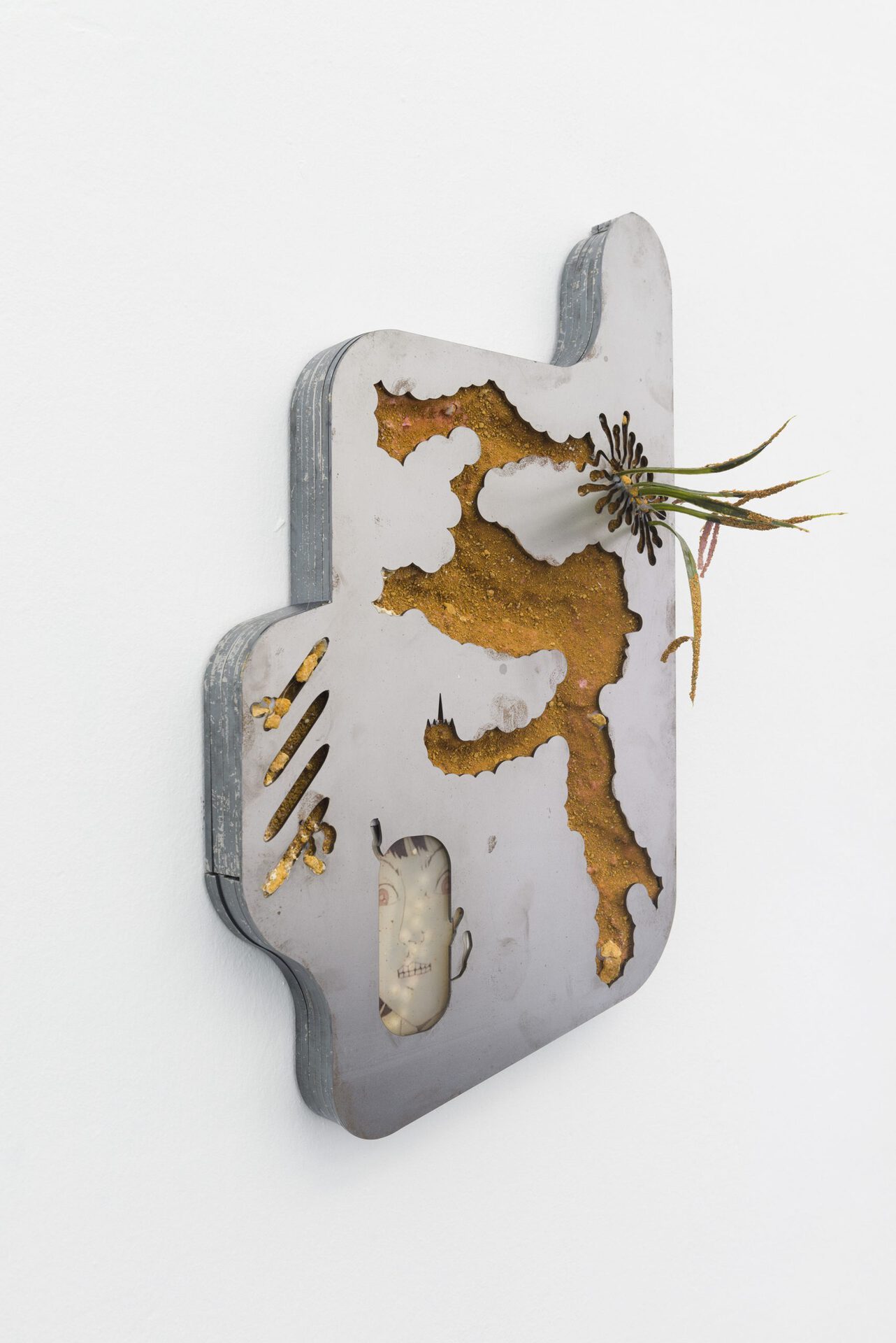 Šimon Chovan – Metabolic Intuition I – III (2021), mixed media