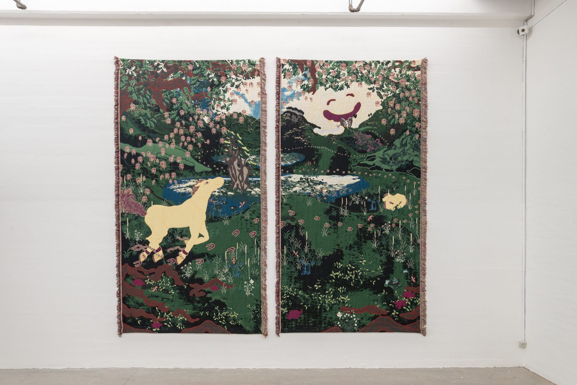 Olivia Rode Hvass, The End (A New Beginning), 2022, Digital Tapestry made in Collaboration with the professional people at TextielLab Tilburg