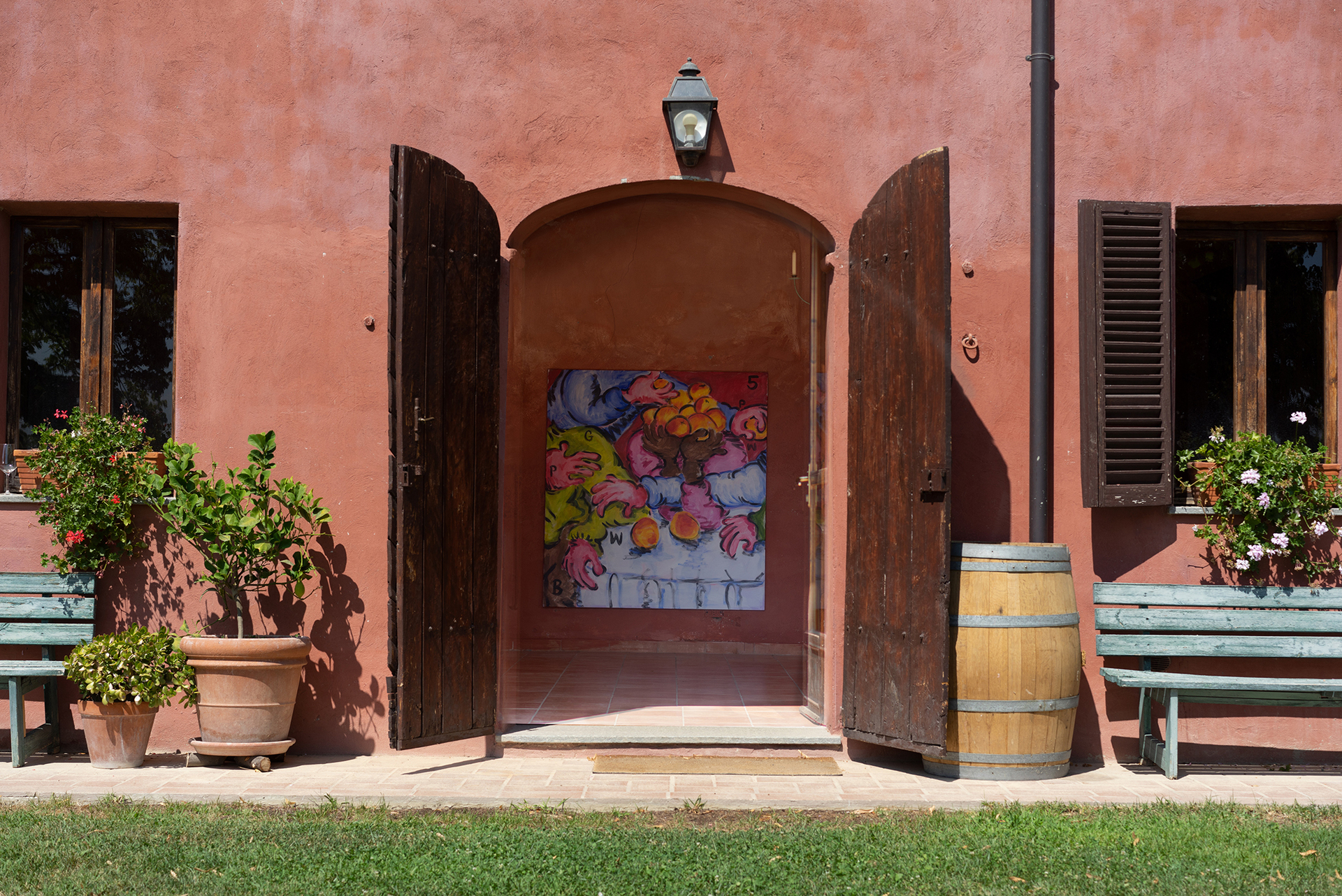 "Villeggiatura" installation view.
