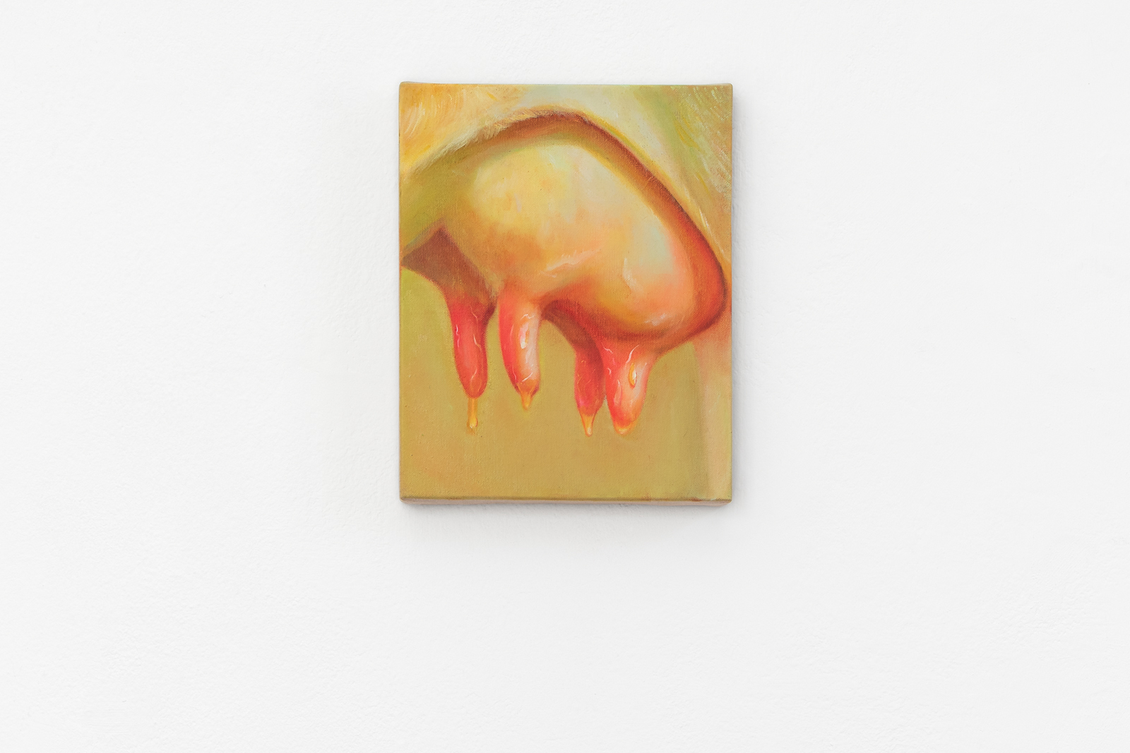 Tao Siqi, Feed, 2022 Oil on canvas, 30 x 24 cm