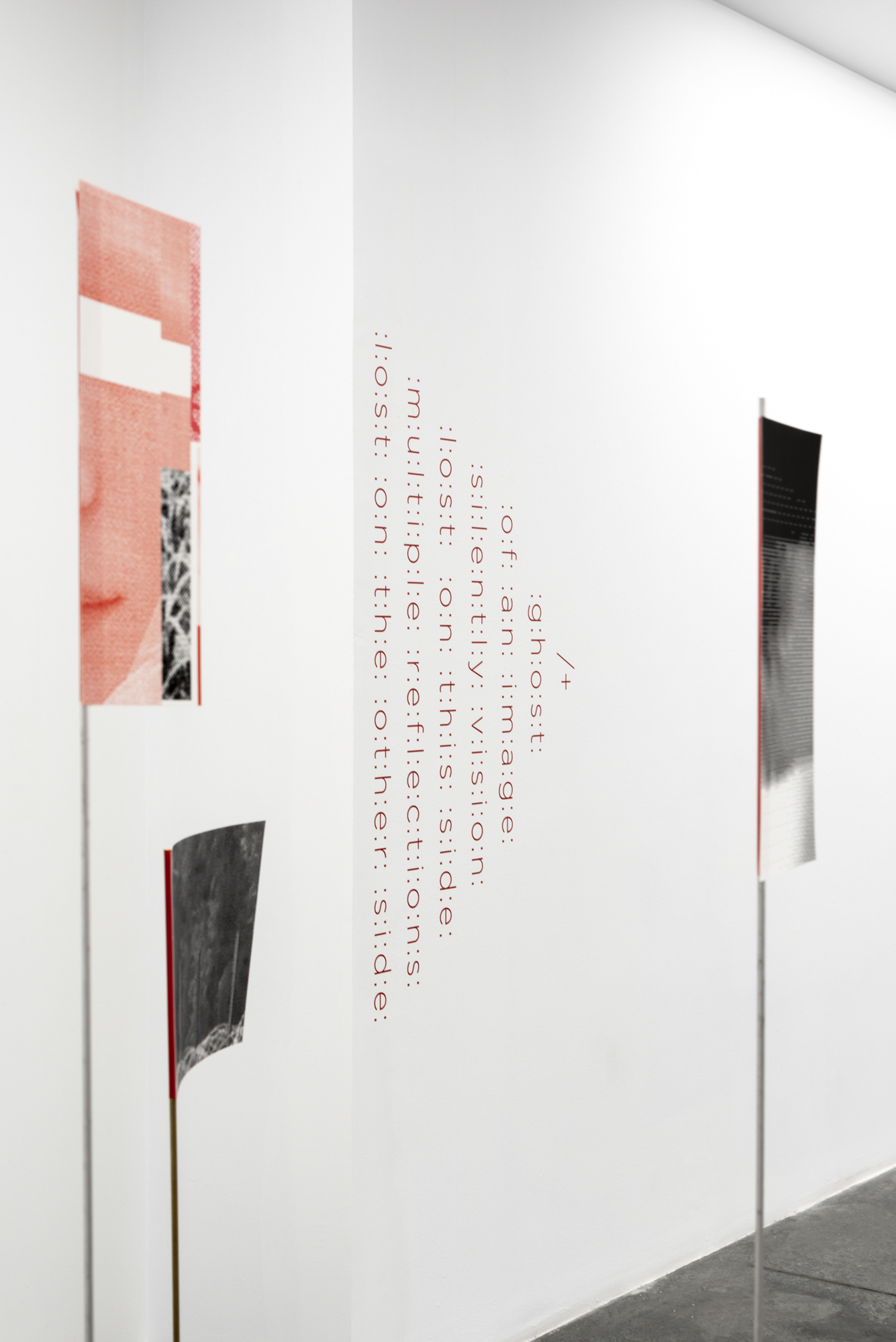 Luz Blanco, Floating Images, Installation shot