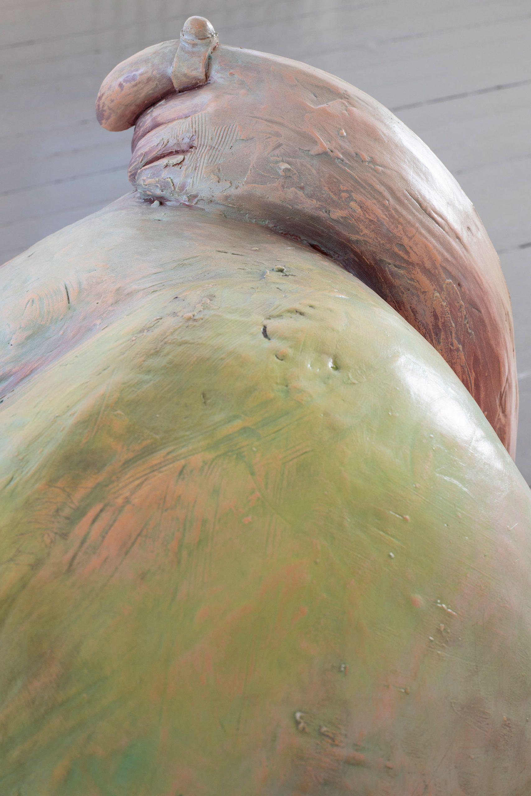 Anders Holen, 0 III (TH), 2022, lacquered polymer plaster (detail)
