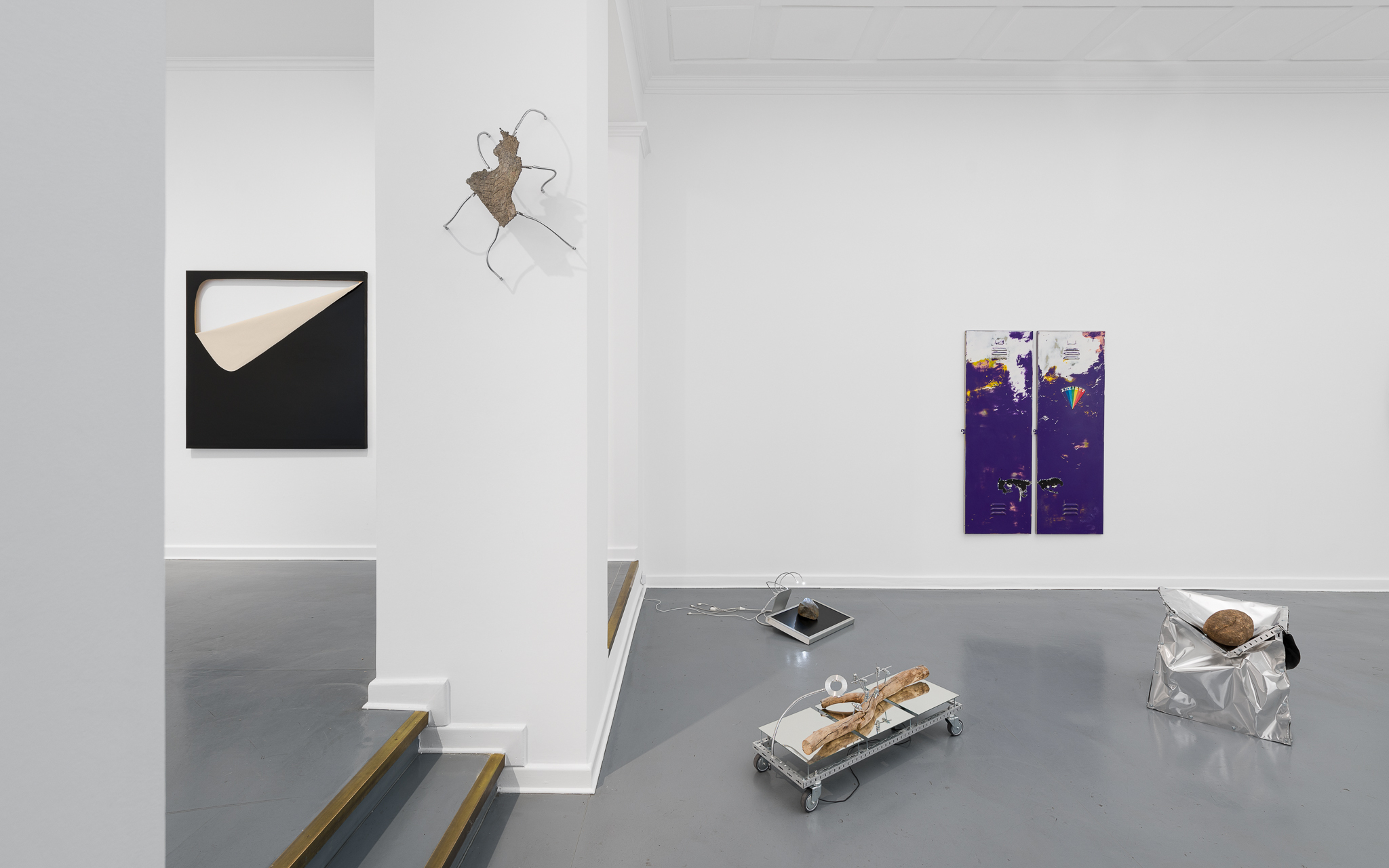 Parallel Narratives, Installation View, Walker Brengel, Emil Walde, Jakub Kubica, Felix Kultau, SETAREH, Berlin, Germany, 2022, Photo: Trevor Good