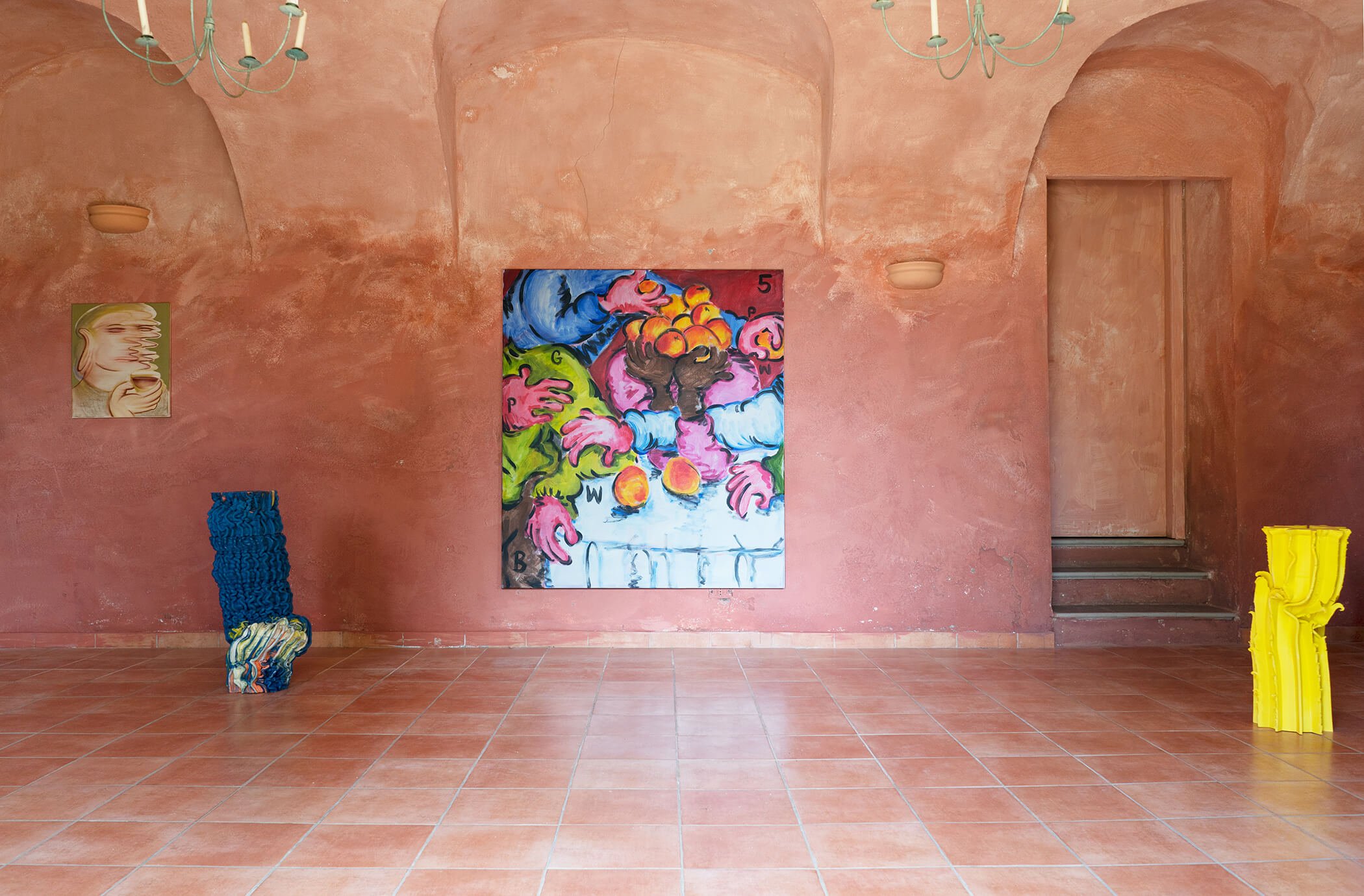"Villeggiatura" installation view.