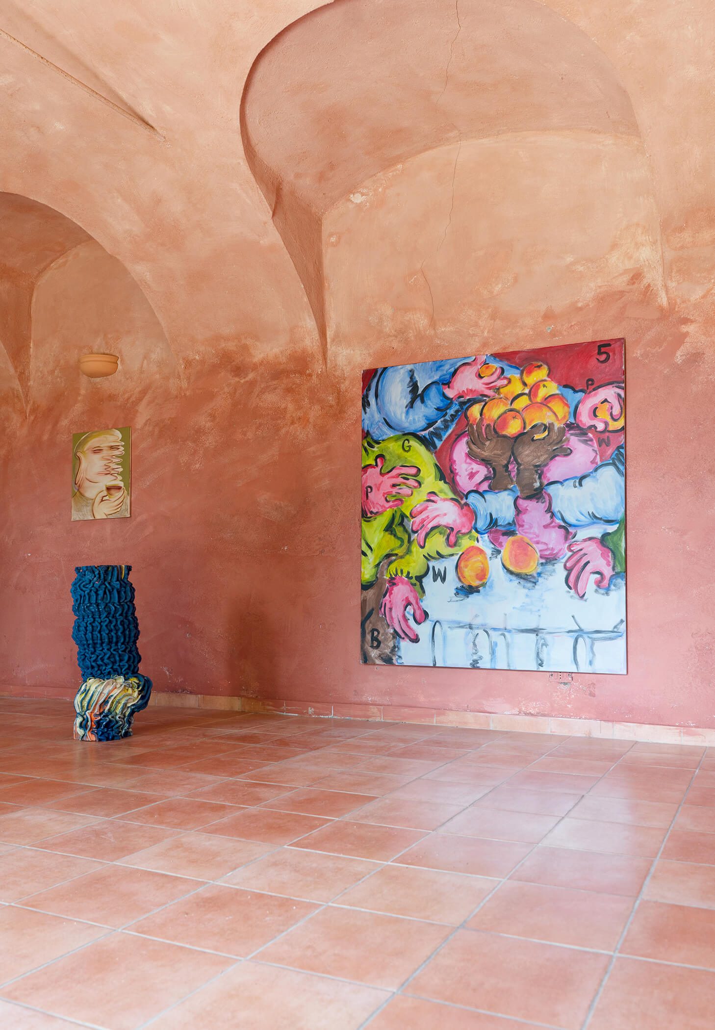 "Villeggiatura" installation view.