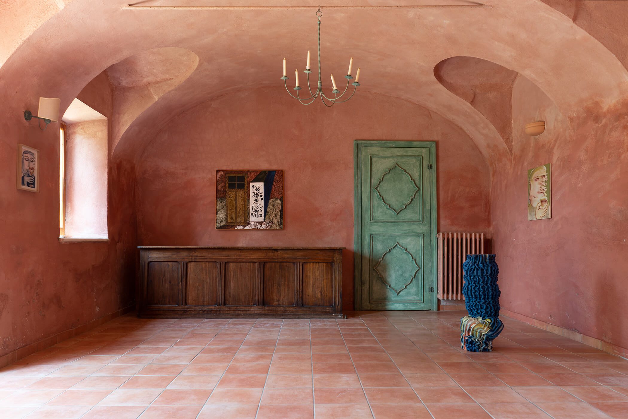 "Villeggiatura" installation view.