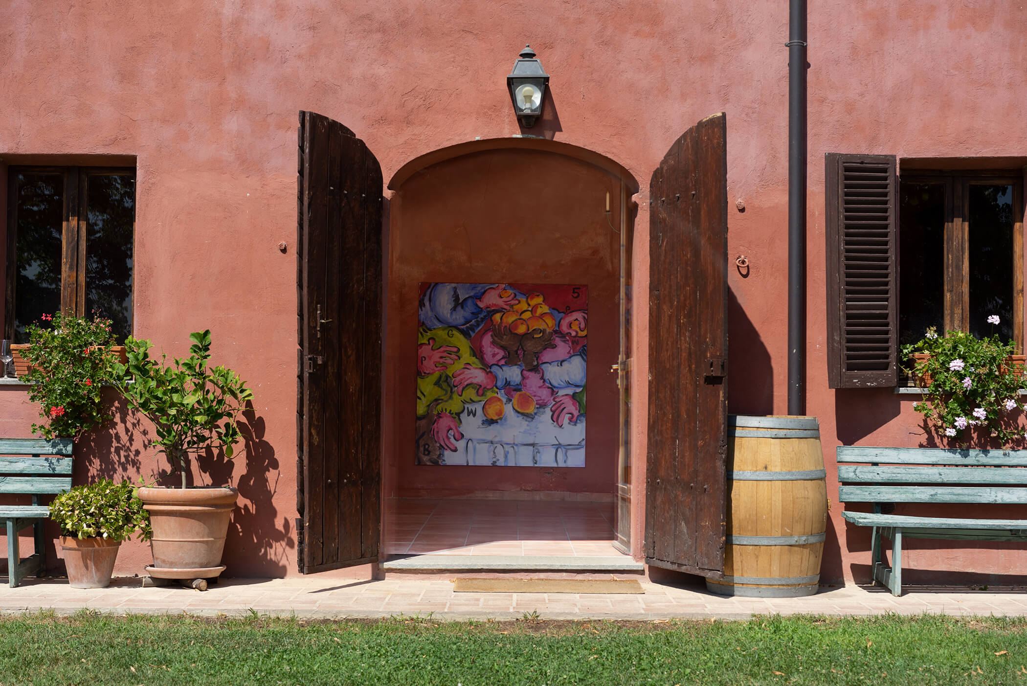 "Villeggiatura" installation view.