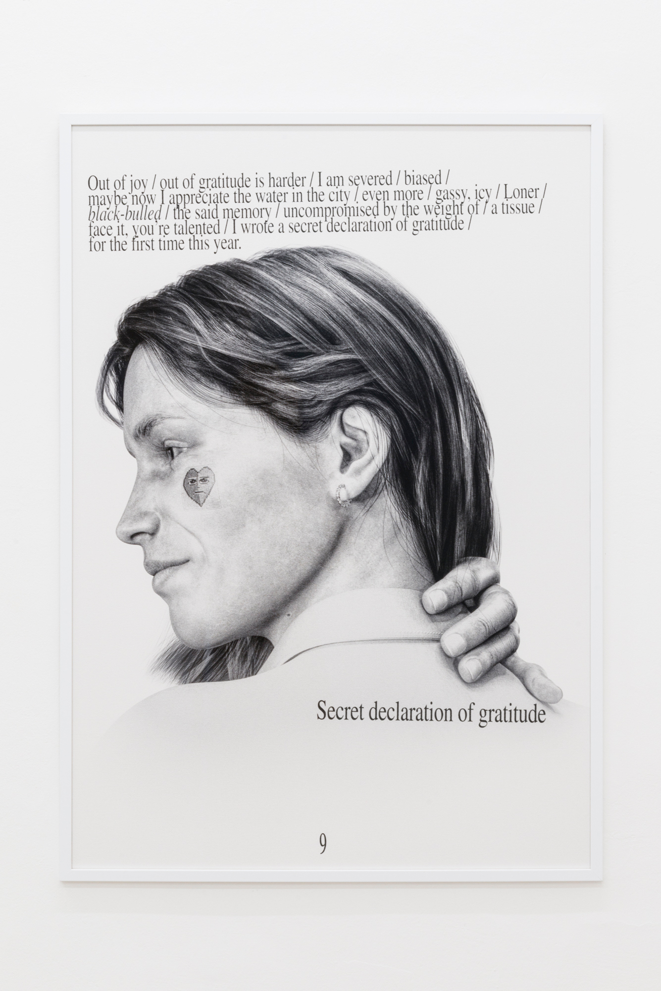 Eleonora Luccarini Secret Declaration of Gratitude (Portrait of Léonard Santé), 2022