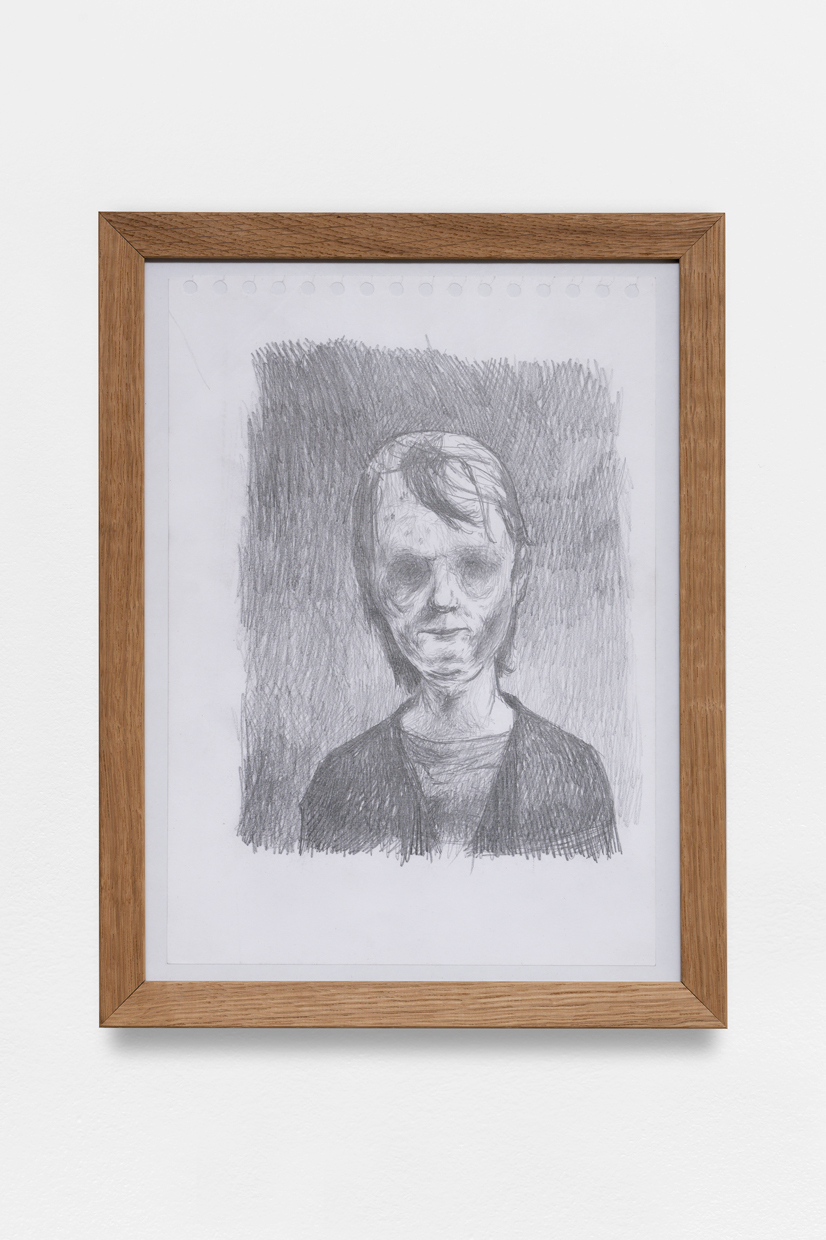 rthur Marie, Changing Shape as They Go By, 2022, graphite on paper, 240 Ă 328 mm