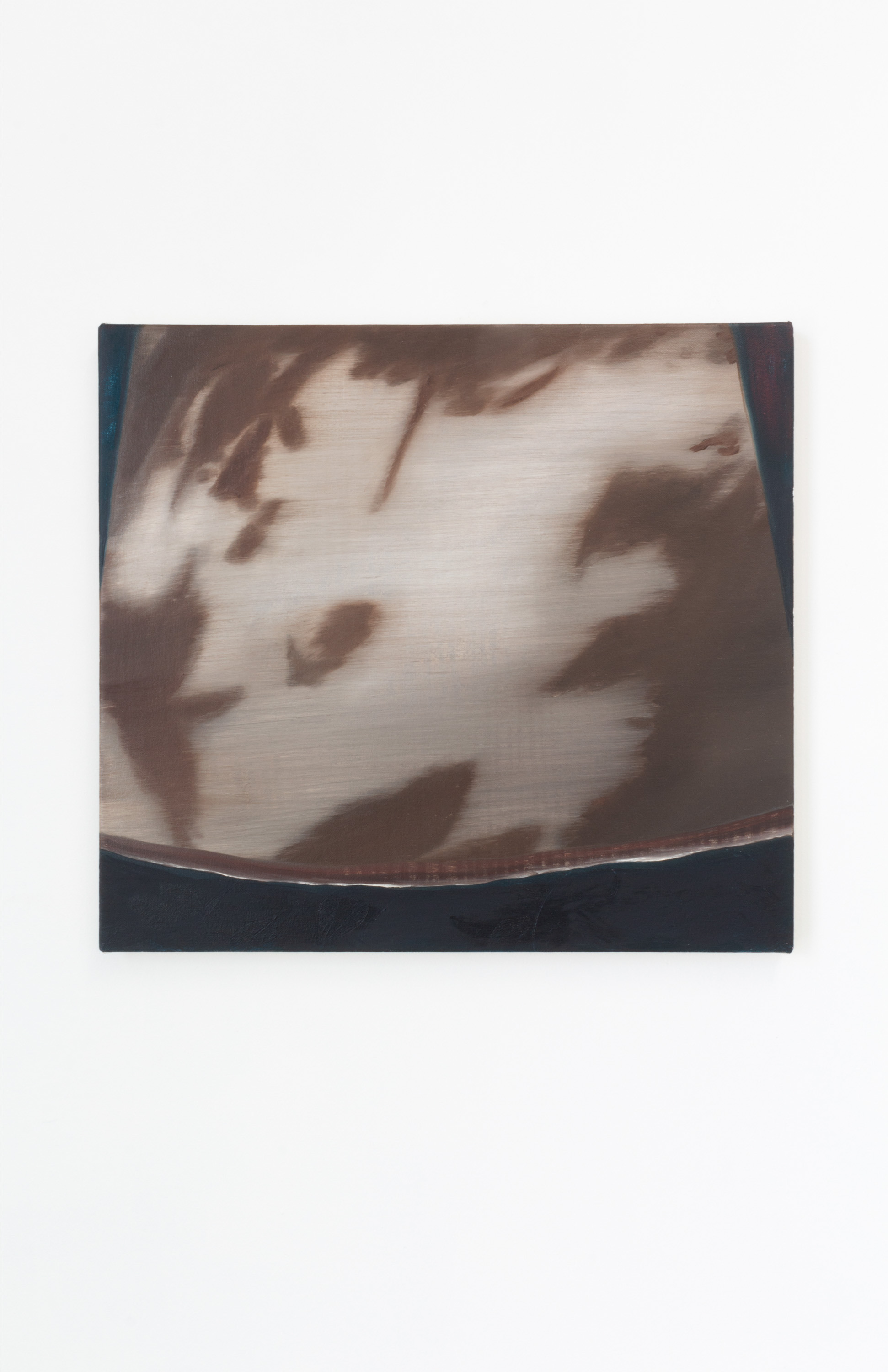 Michael Thompson, Bridle Hung Leaves Spots Made Brown, 2022, Oil on canvas, 18 x 16 in