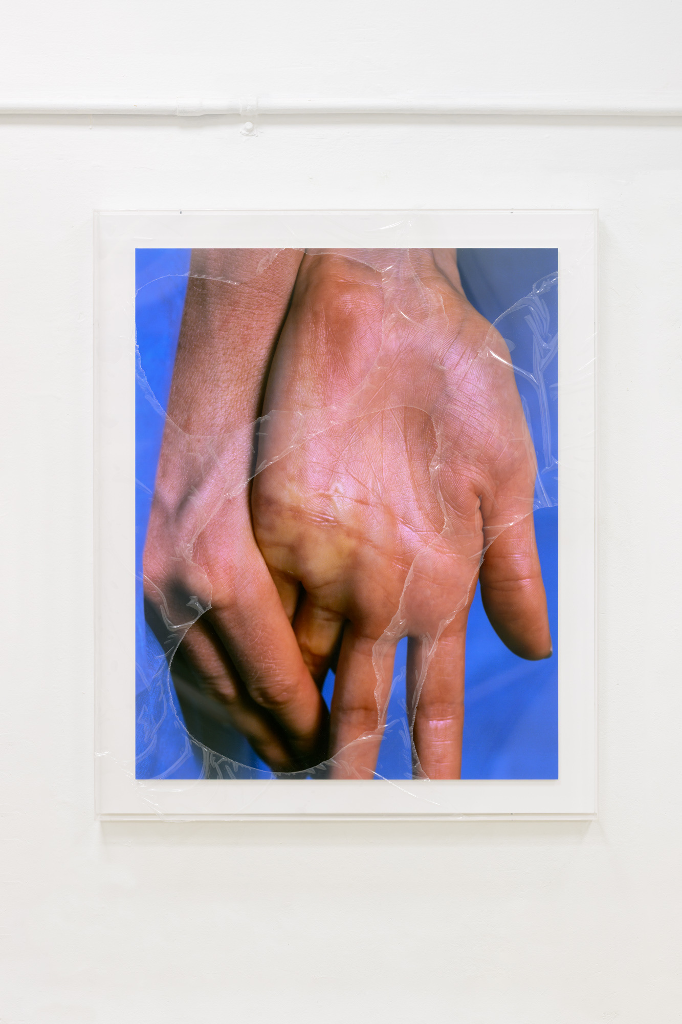 Compulsive Reflex, 2022. C-Type print on Fuji Lustre, acrylic box frame, window film.