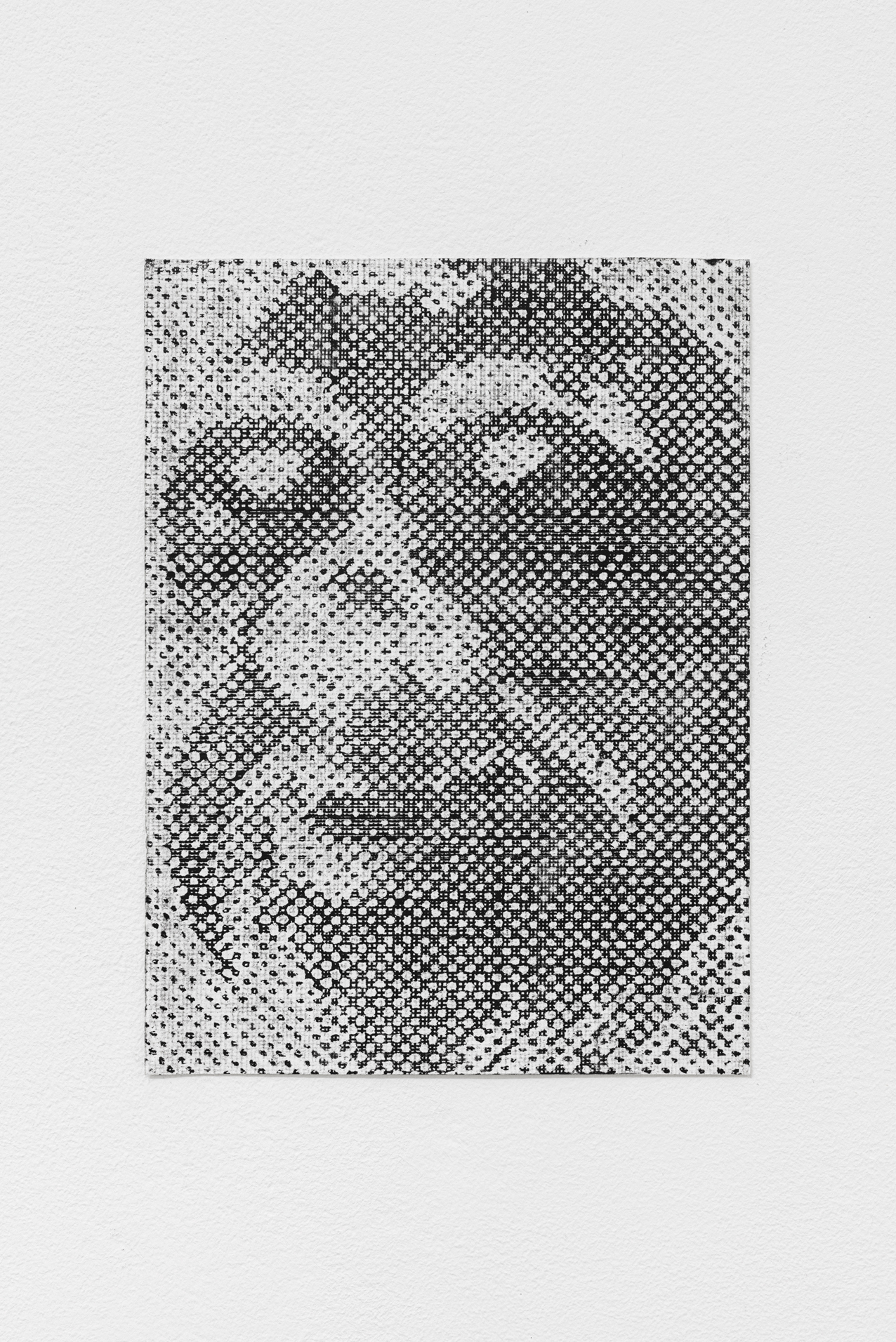 Maxime Le Bon, TchantchĂšs #3, 2021, oil and graphit on paper, 15 x 18 cm