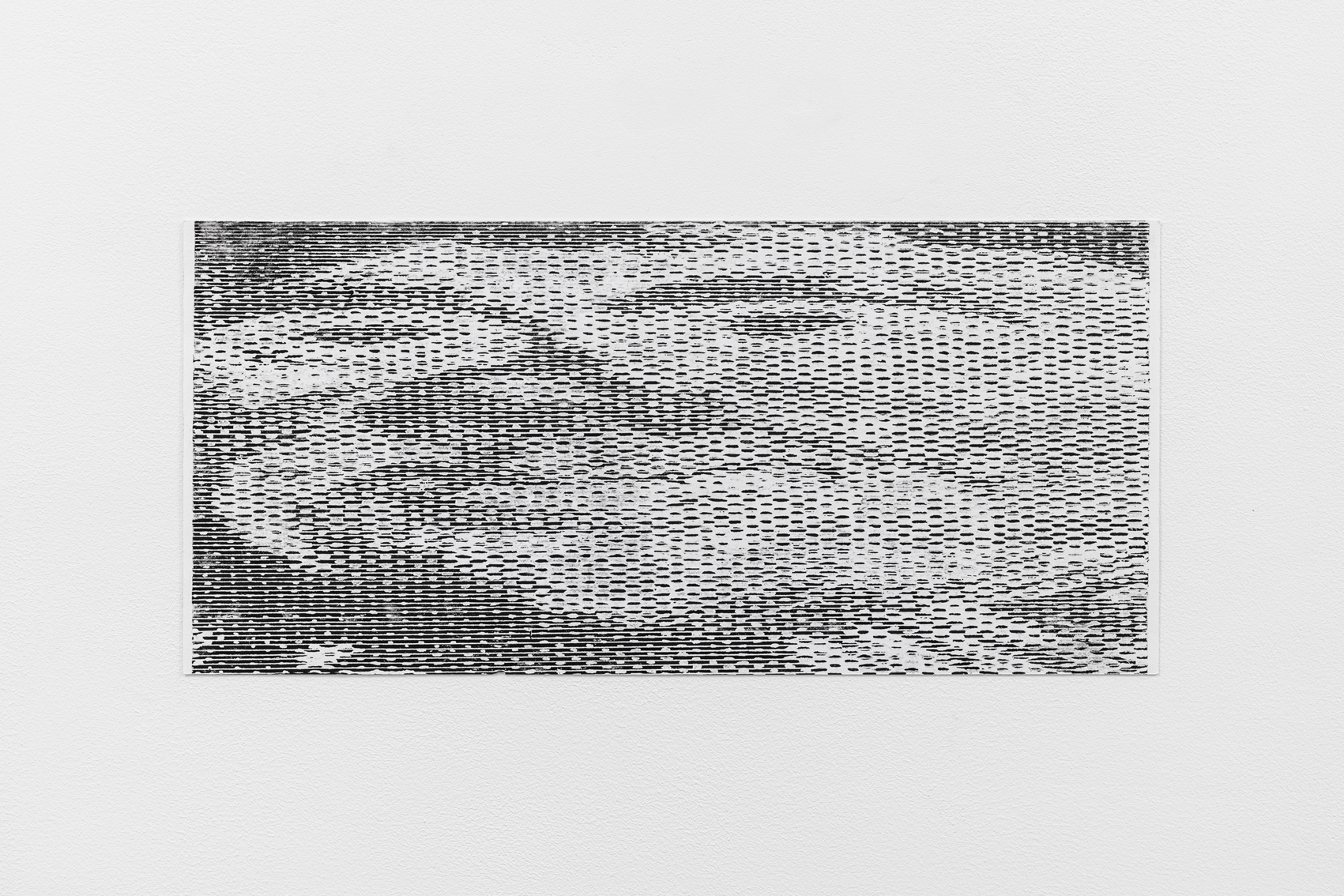 Maxime Le Bon, TchantchÃ¨s #4, 2021, oil and graphit on paper, 41 x 19 cm