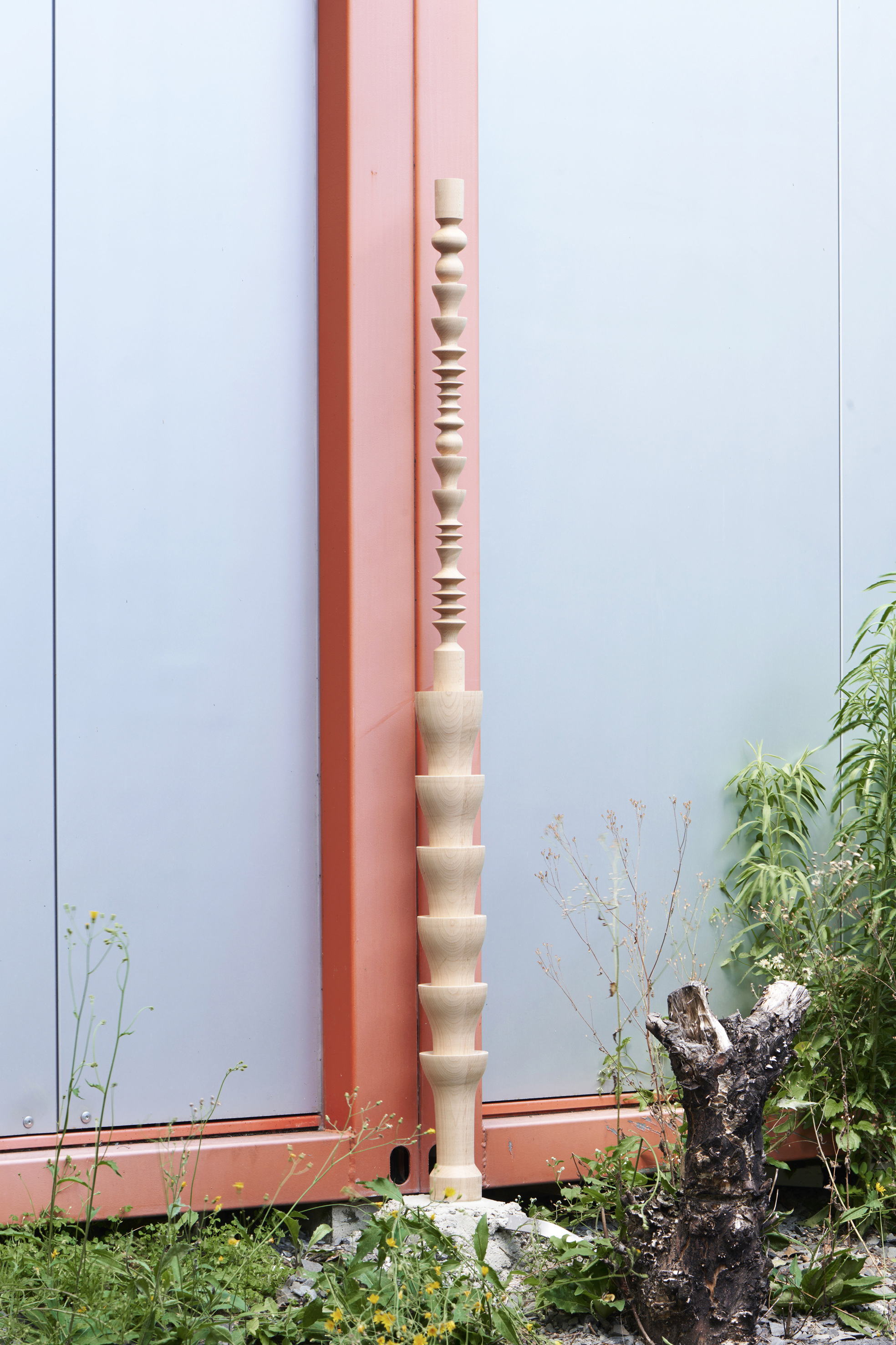 Anne-Louise Hoffmann, Fantasy #79 (MILF Hunter Lotus Garden), 2022, Beech, 178 x 12cm