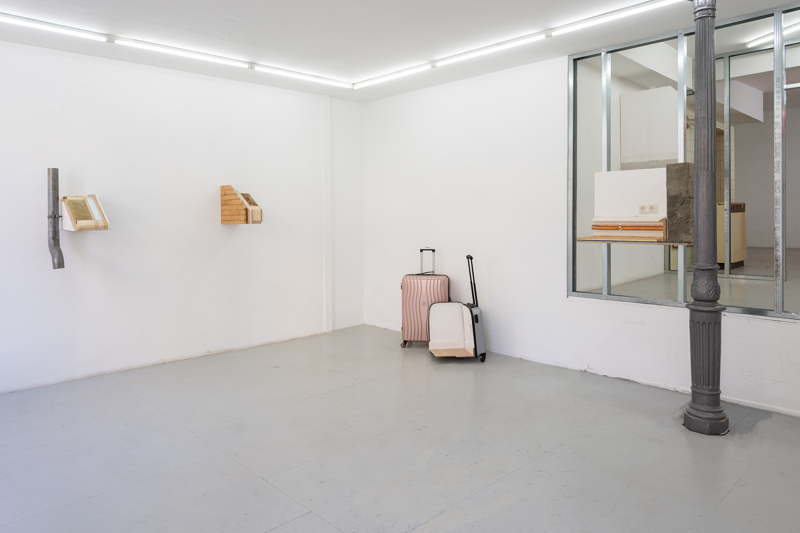 Installation view, Laube Karlsruhe, Gregor Lau